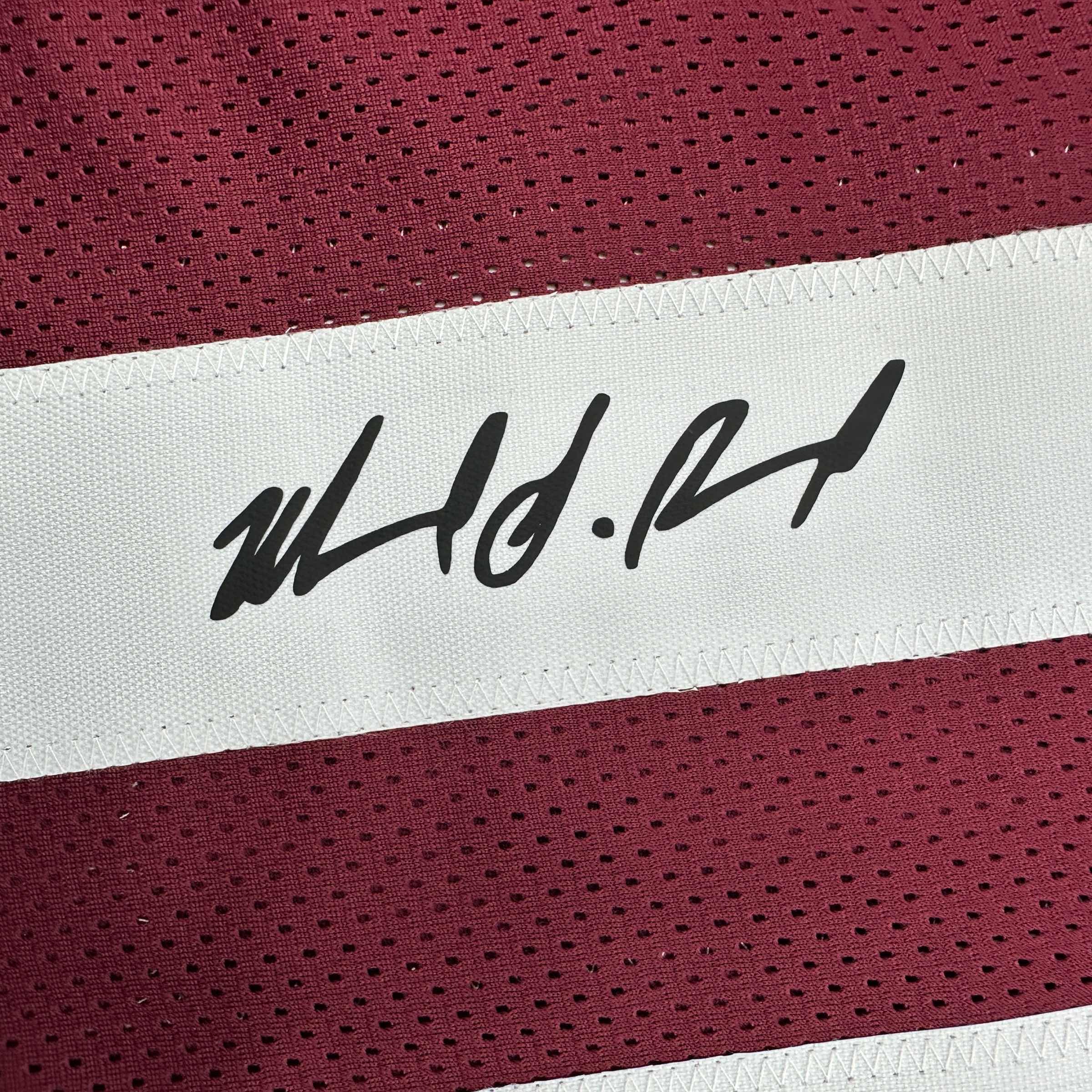 Facsimile Autographed Marcel Reed Texas A&M Maroon Reprint Laser Auto College Football Jersey Size Men's XL