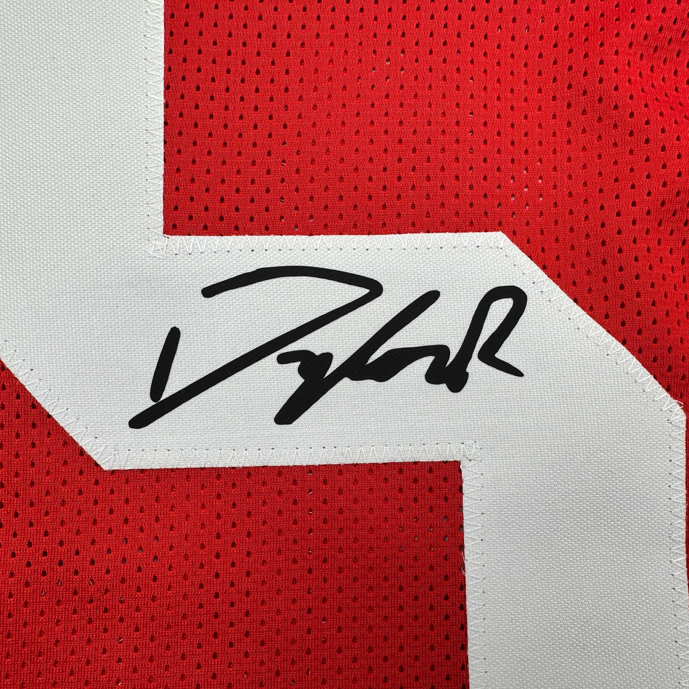 Facsimile Autographed Dylan Raiola Nebraska  Red Reprint Laser Auto College Football Jersey Size Men's XL