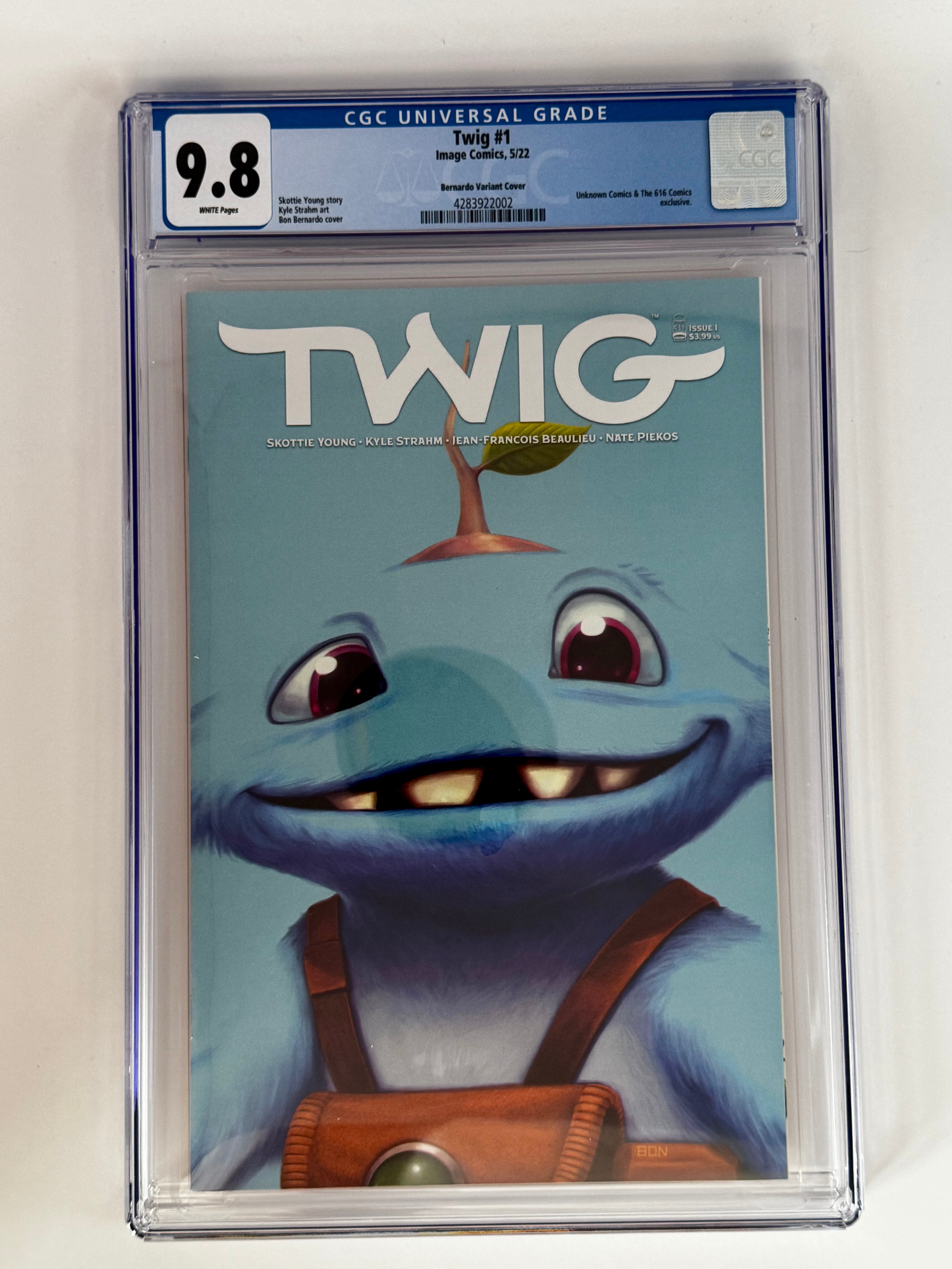 TWIG #1 BERNARDO EXCLUSIVE VAR CGC 9.8 BLUE LABEL [IN STOCK]