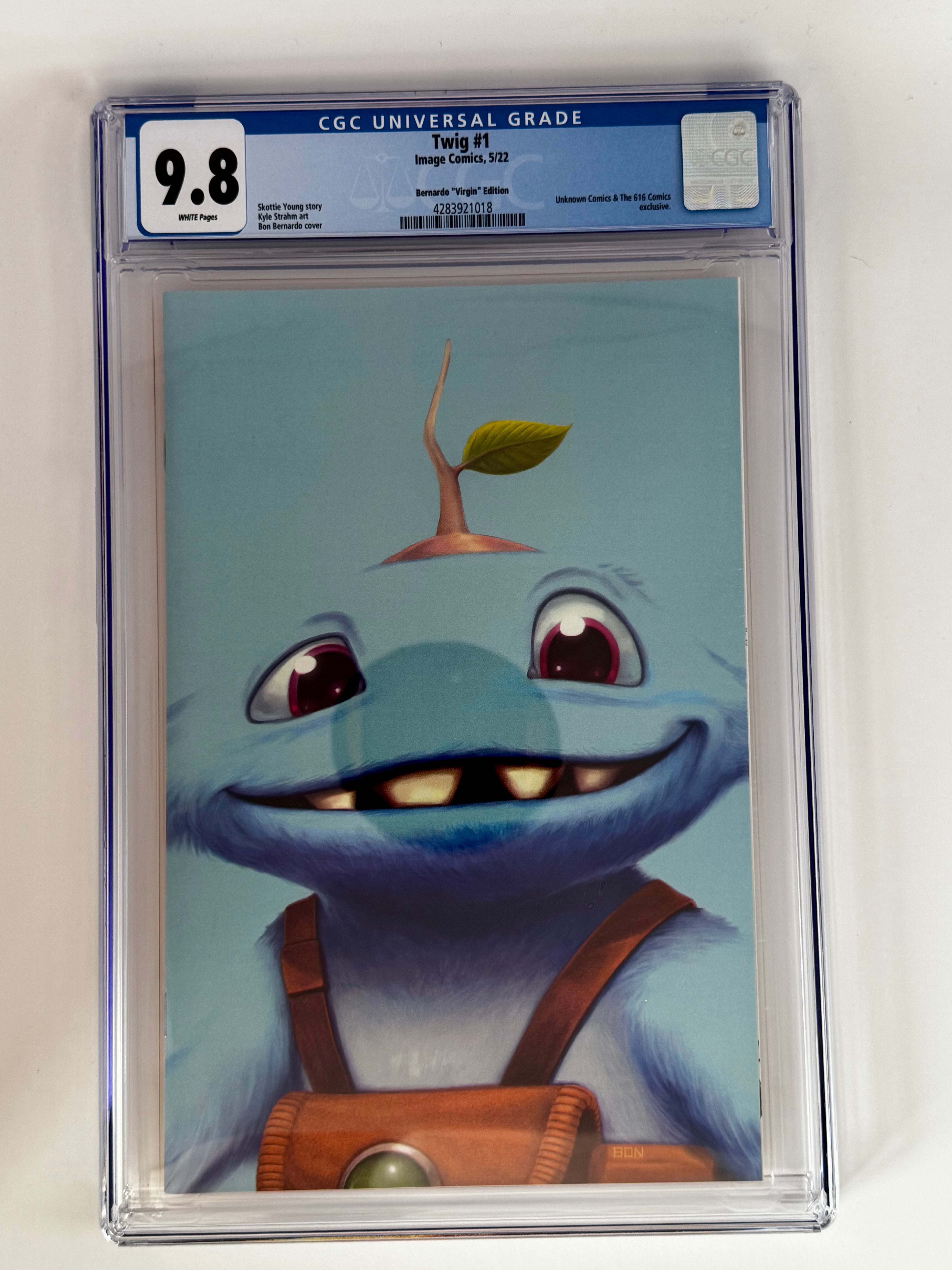 TWIG #1 BERNARDO EXCLUSIVE VIRGIN VAR CGC 9.8 BLUE LABEL [IN STOCK]