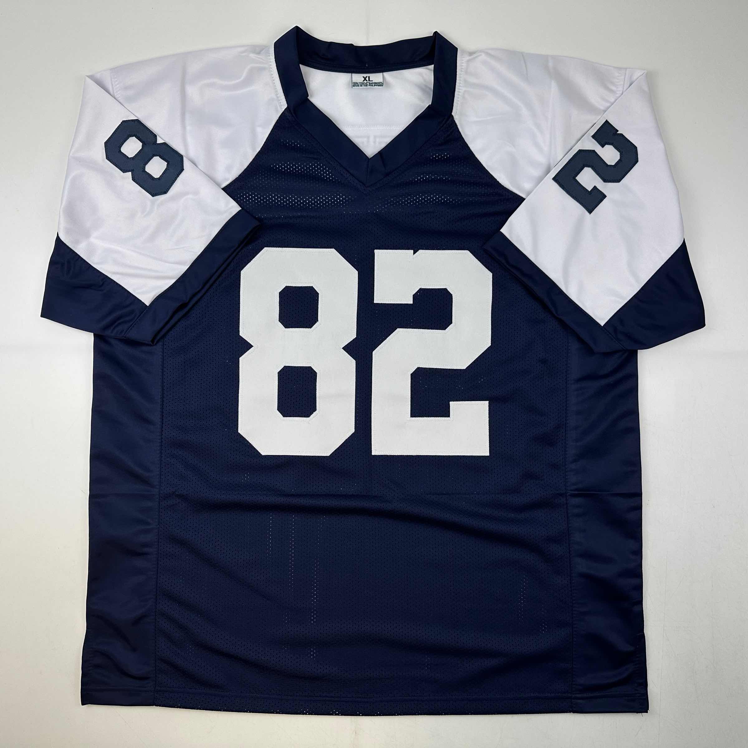 Facsimile Autographed Jason Witten Dallas Thanksgiving Day Reprint Laser Auto Football Jersey Size Men's XL