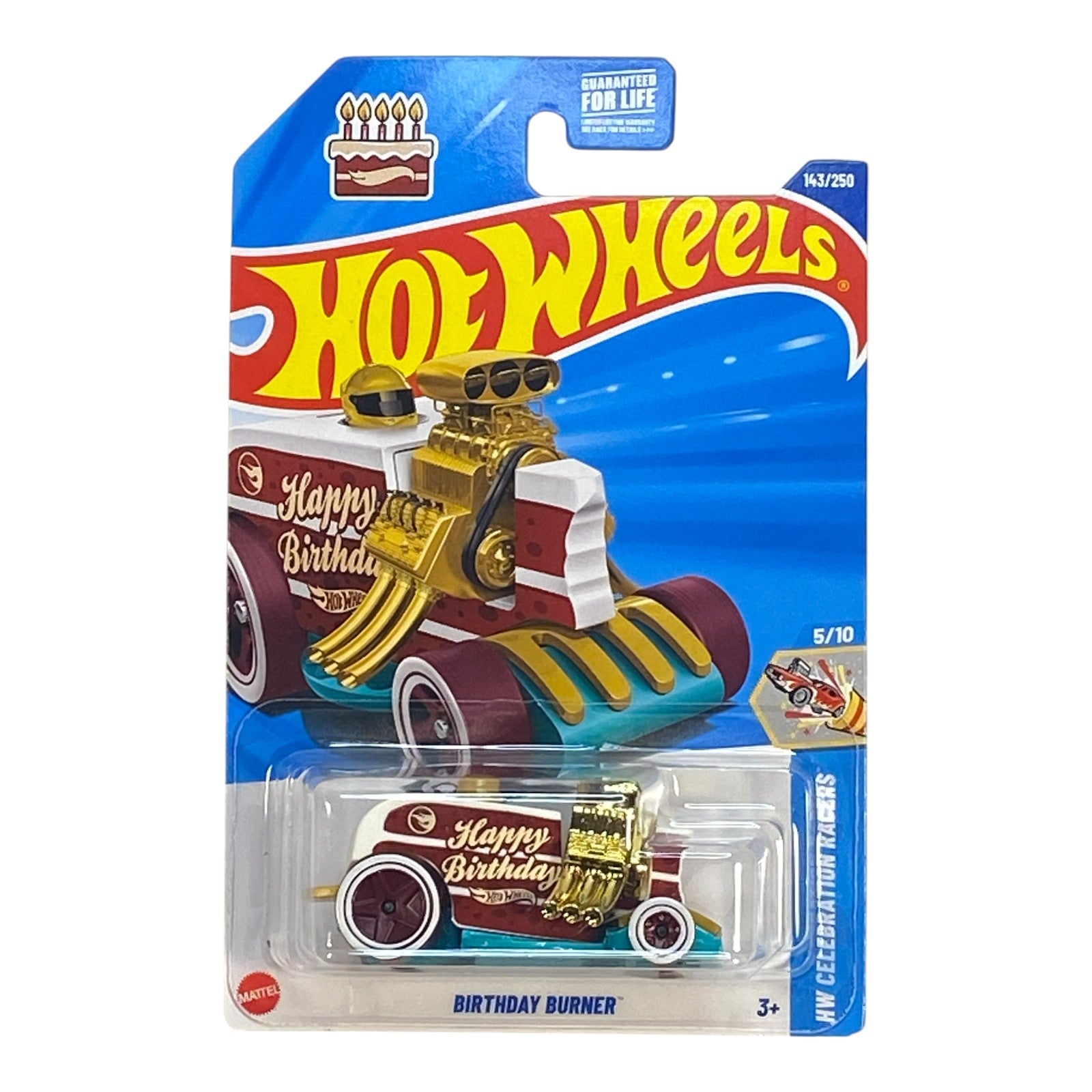 Hot Wheels Birthday Burner - Treasure Hunt - Celebration Racers Series 5/10
