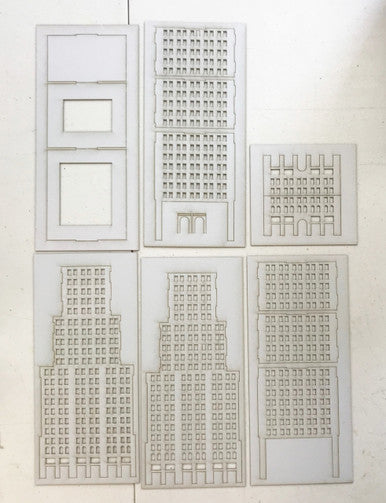 Large Skyscraper  (MatBoard) - 285CSS062