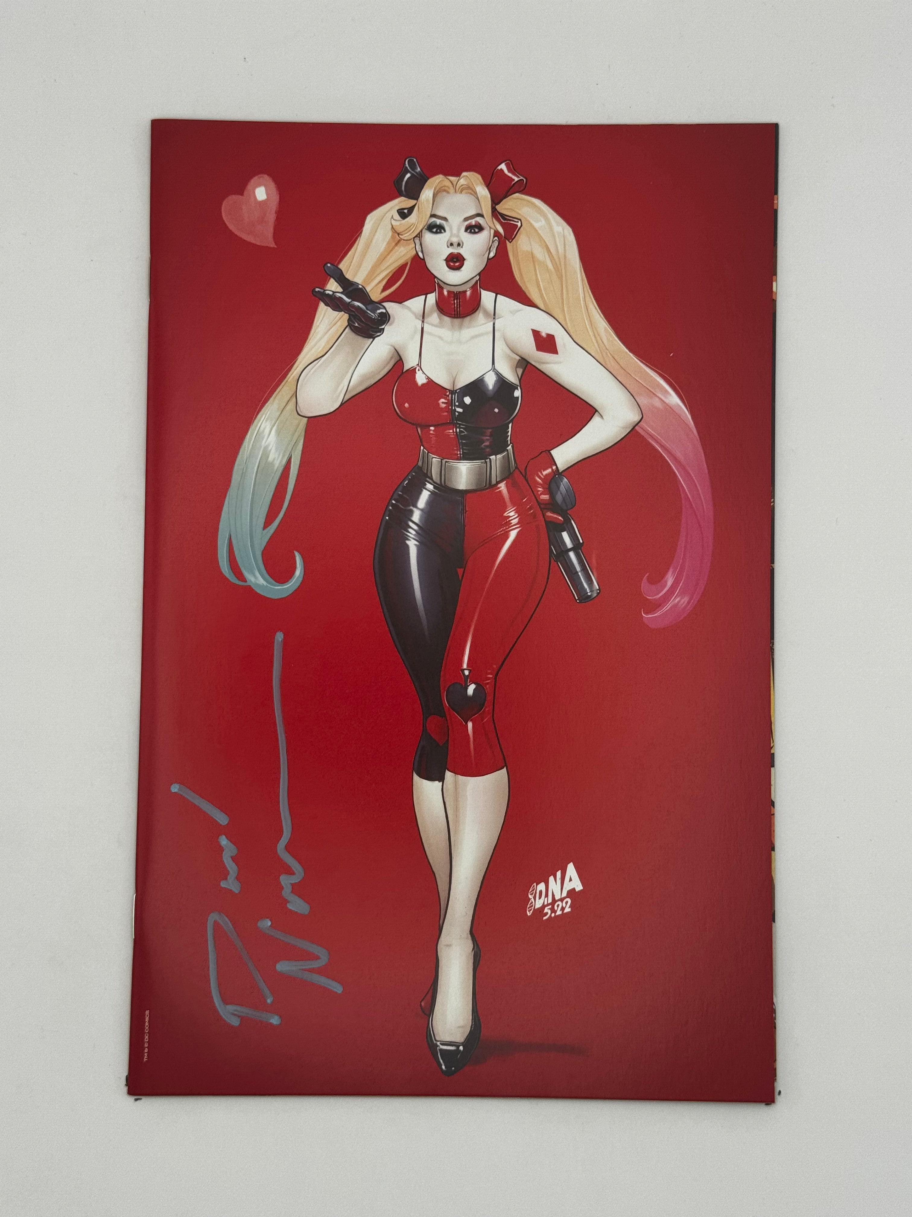 [SIGNED by David Nakayama] HARLEY QUINN #17 UNKNOWN COMICS DAVID NAKAYAMA EXCLUSIVE VIRGIN VAR (02/22/2023)