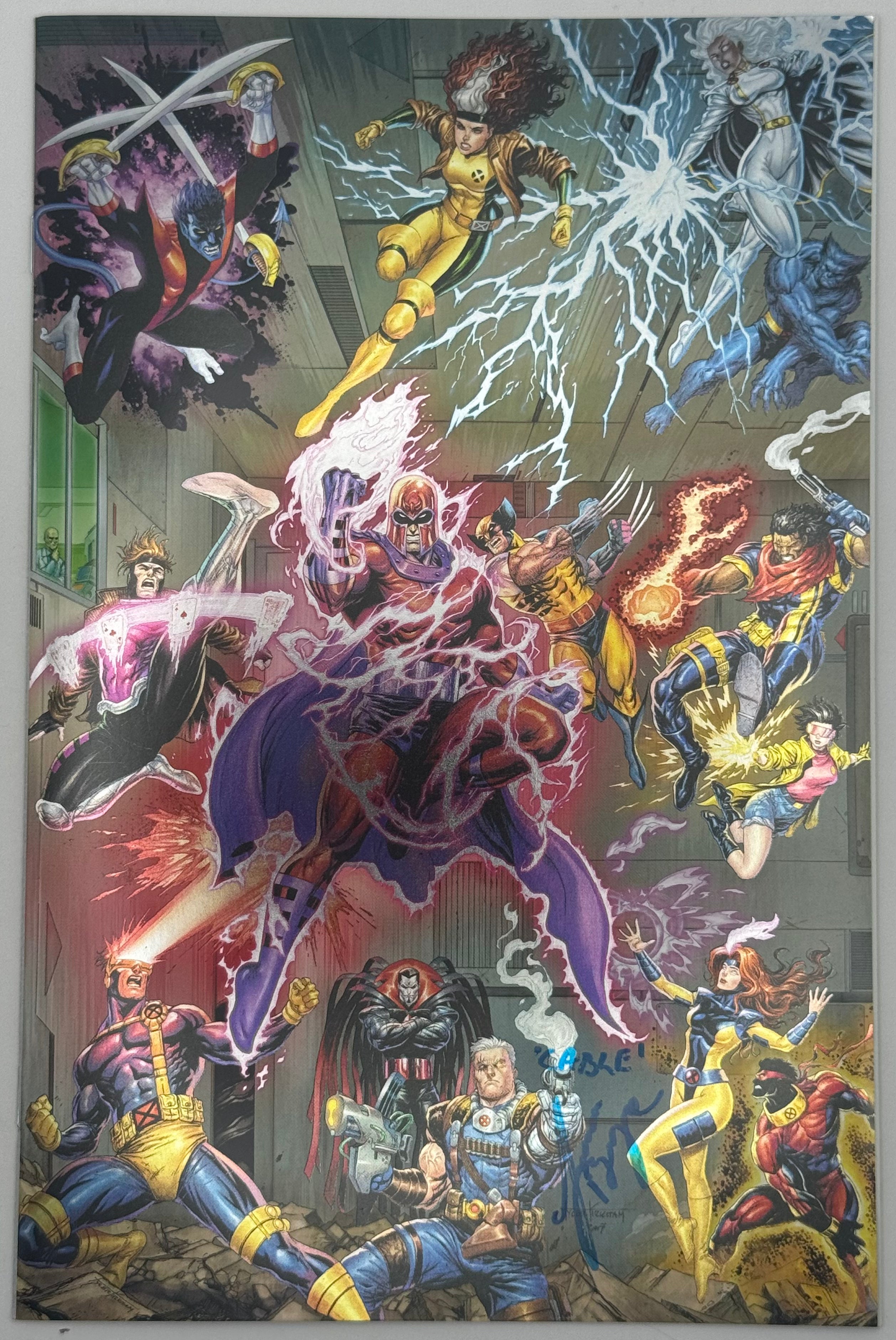 [Signed by Lawerence Bayne] [FOIL] X-Men #12 Unknown Comic Tyler Kirkham Connecting Cover Exclusive C2E2 2025 CONVENTION Virgin Var [IN STOCK]
