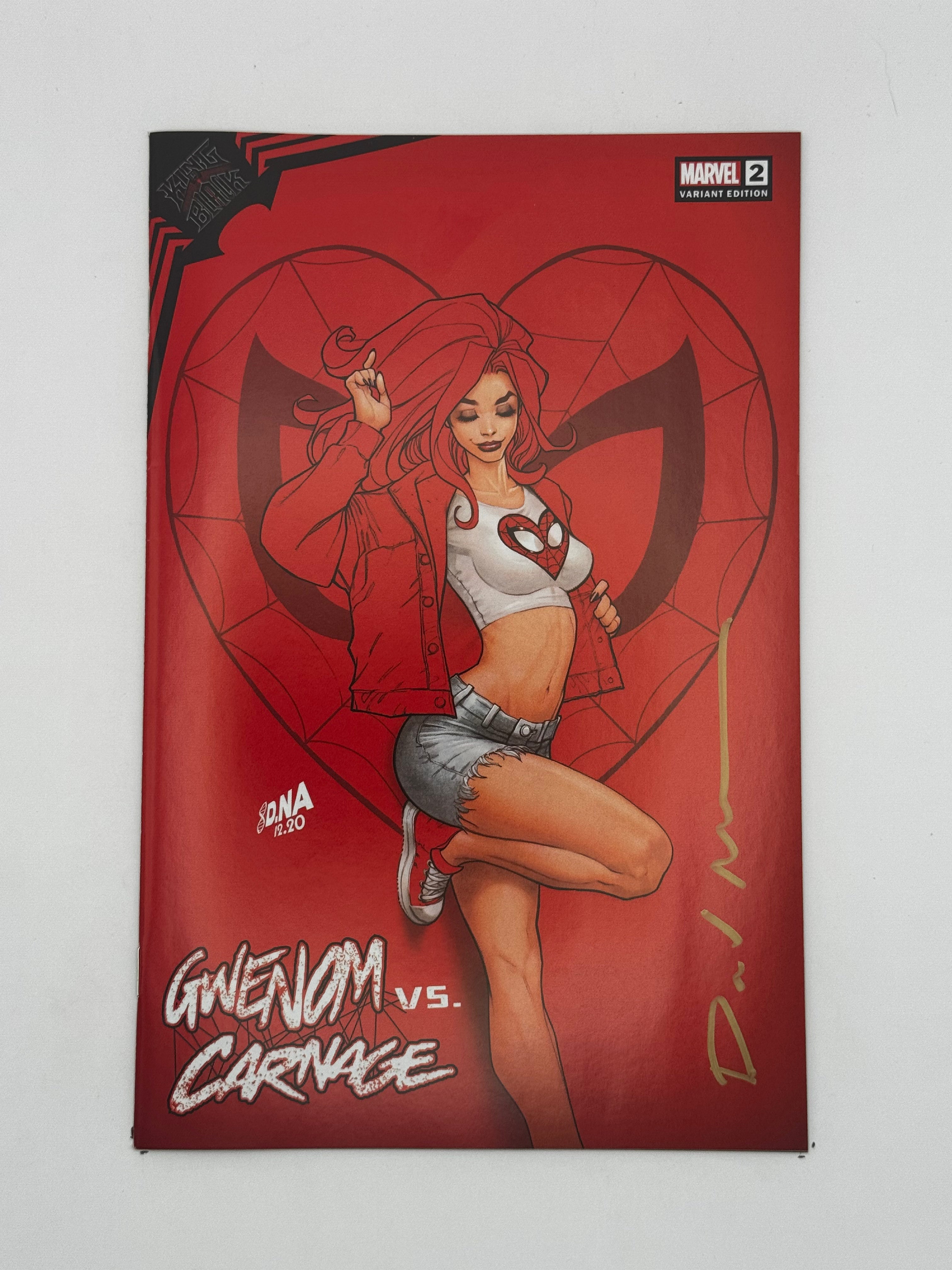 [SIGNED by David Nakayama] KING IN BLACK GWENOM VS CARNAGE #2 (OF 3) UNKNOWN COMICS DAVID NAKAYAMA EXCLUSIVE VAR (11/30/2022)