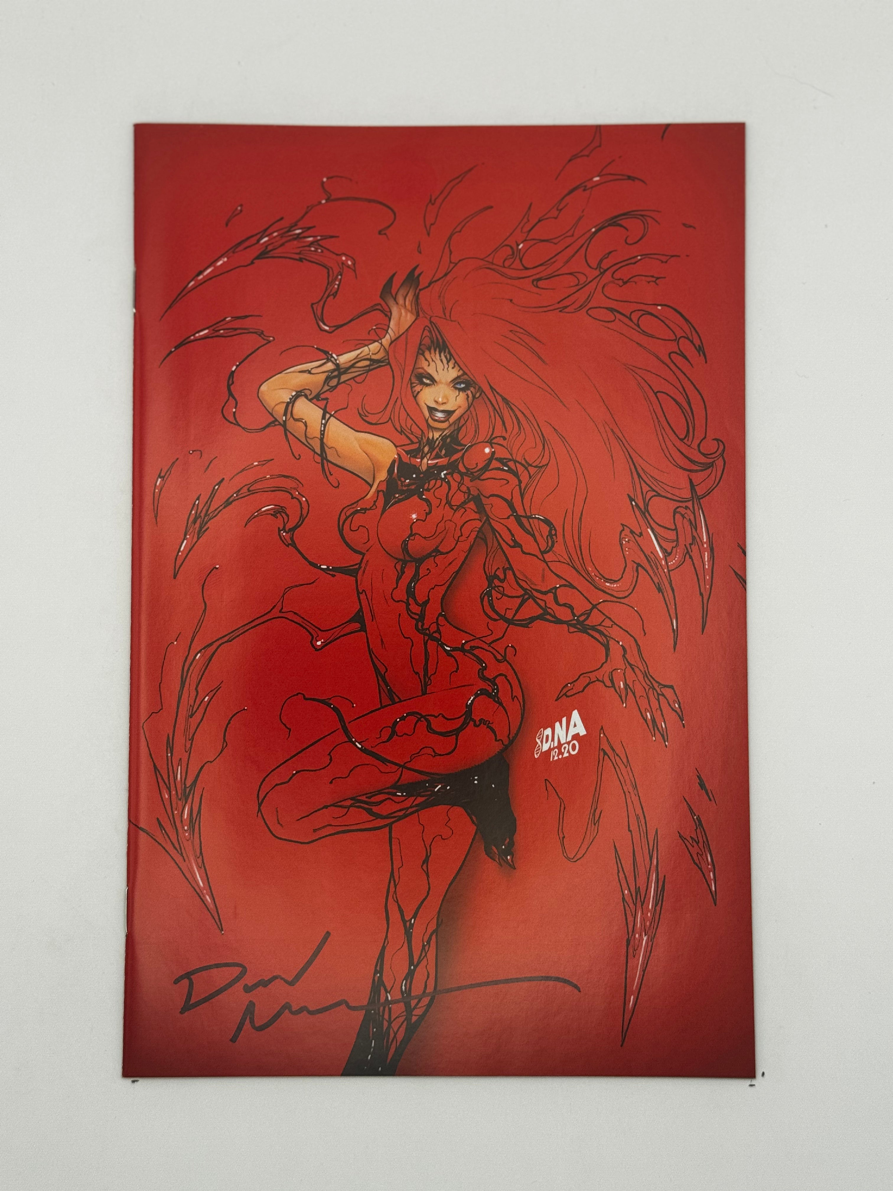 [SIGNED by David Nakayama] KING IN BLACK GWENOM VS CARNAGE #2 (OF 3) UNKNOWN COMICS DAVID NAKAYAMA EXCLUSIVE VIRGIN CARNAGE VAR (11/30/2022)