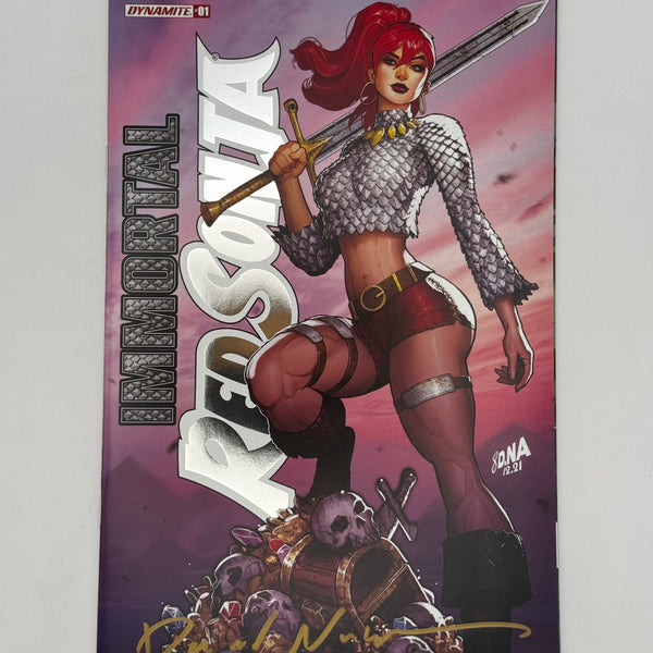 SIGNED by David Nakayama] IMMORTAL RED SONJA #1 DAVID NAKAYAMA EXCLUS