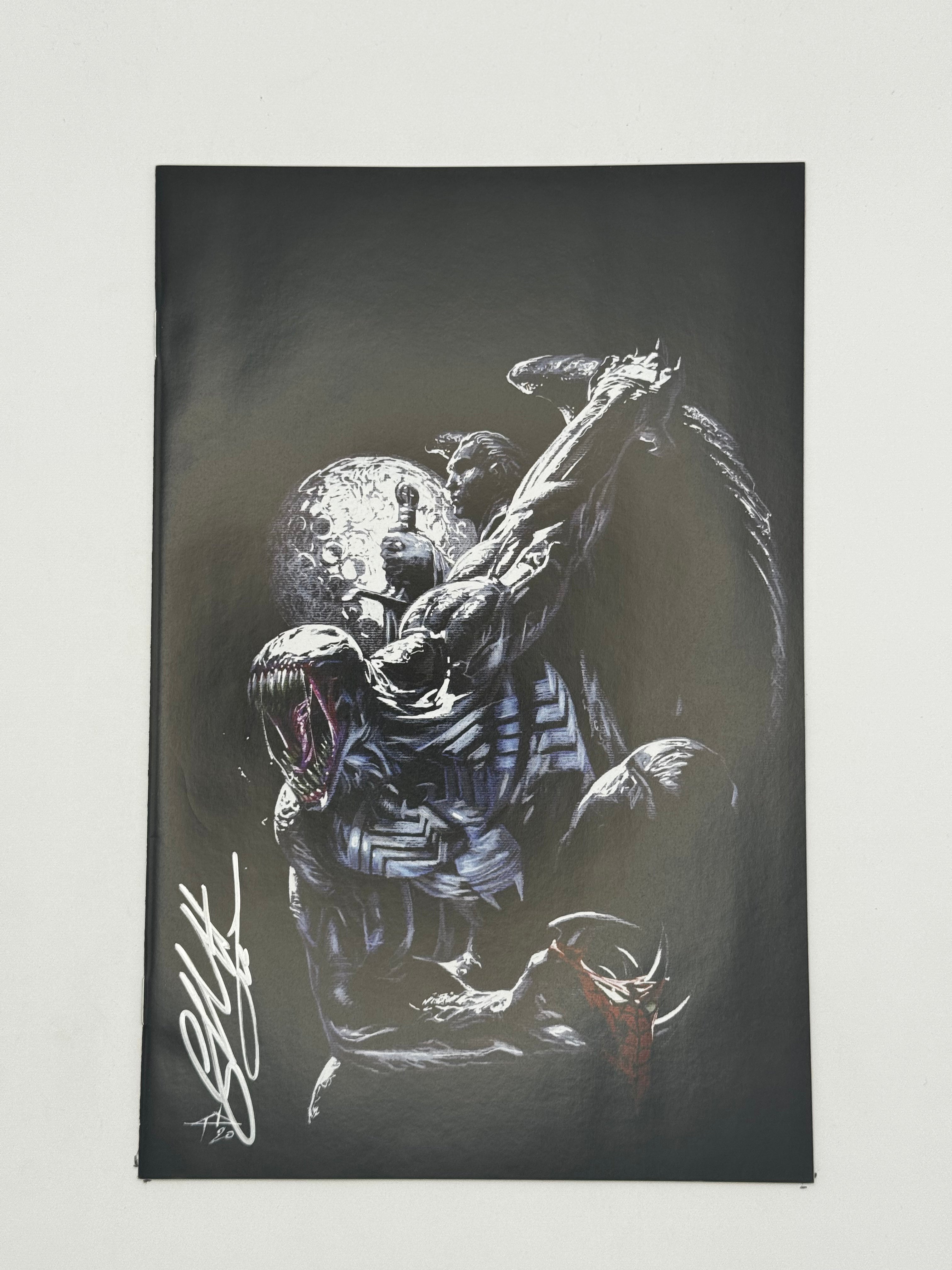 [Signed by Gabriele Dell'Otto] VENOM #31 UNKNOWN COMICS GABRIELE DELL_OTTO EXCLUSIVE VENOM VAR KIB [INST]