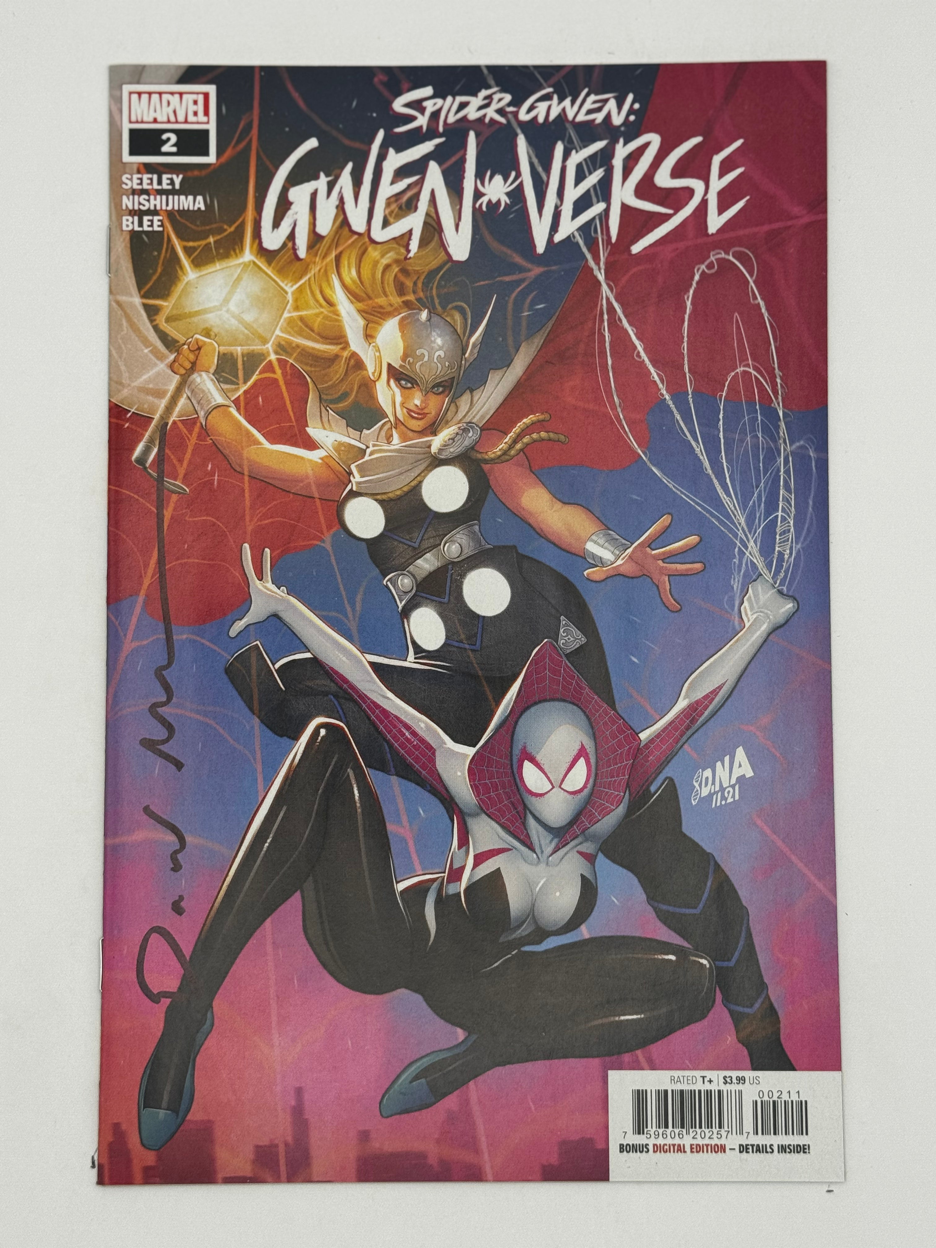 [Signed by David Nakayama] SPIDER-GWEN: GWENVERSE #2 DAVID NAKAYAMA VAR