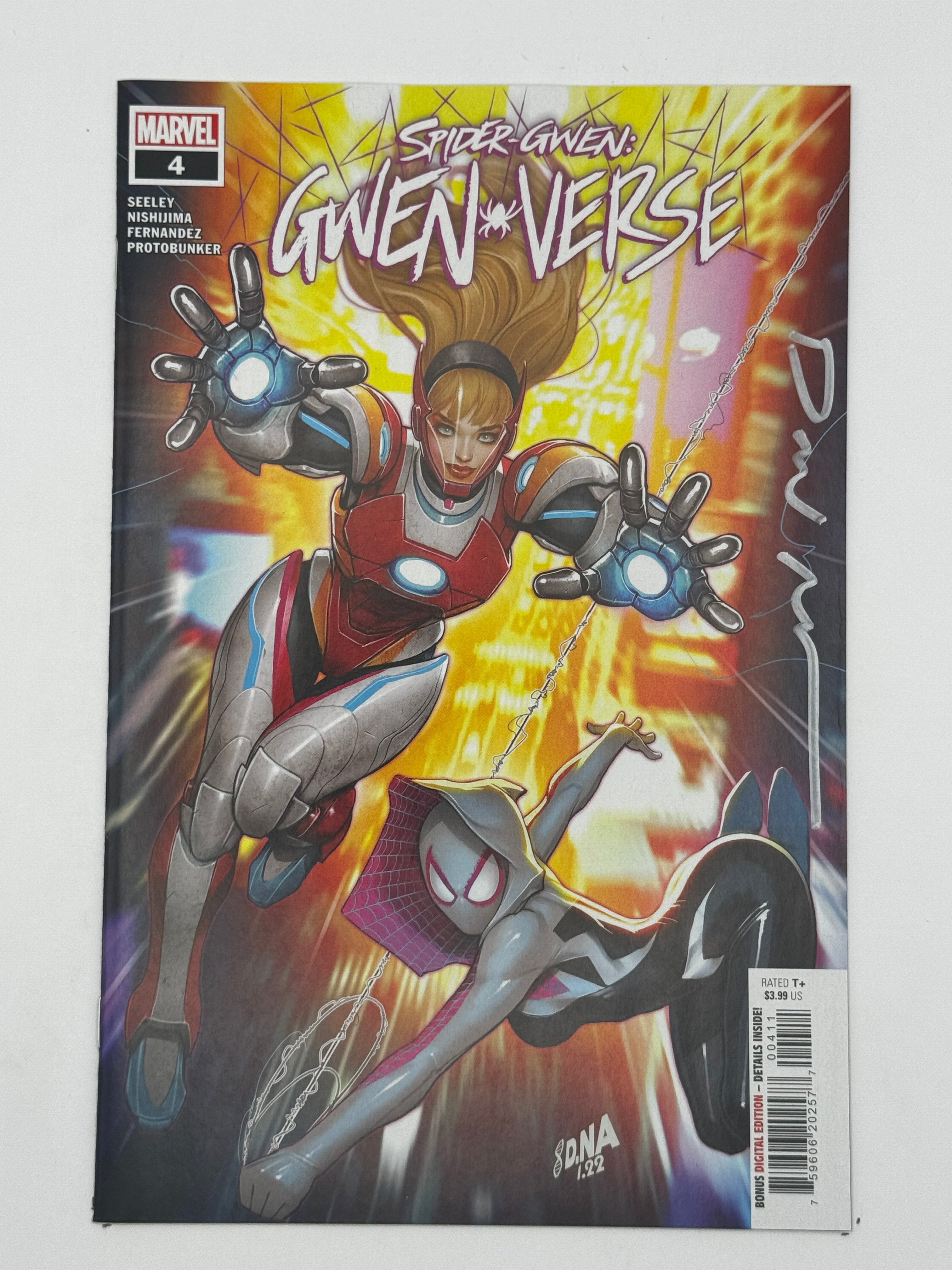 [Signed by David Nakayama] SPIDER-GWEN: GWENVERSE #4 DAVID NAKAYAMA VAR