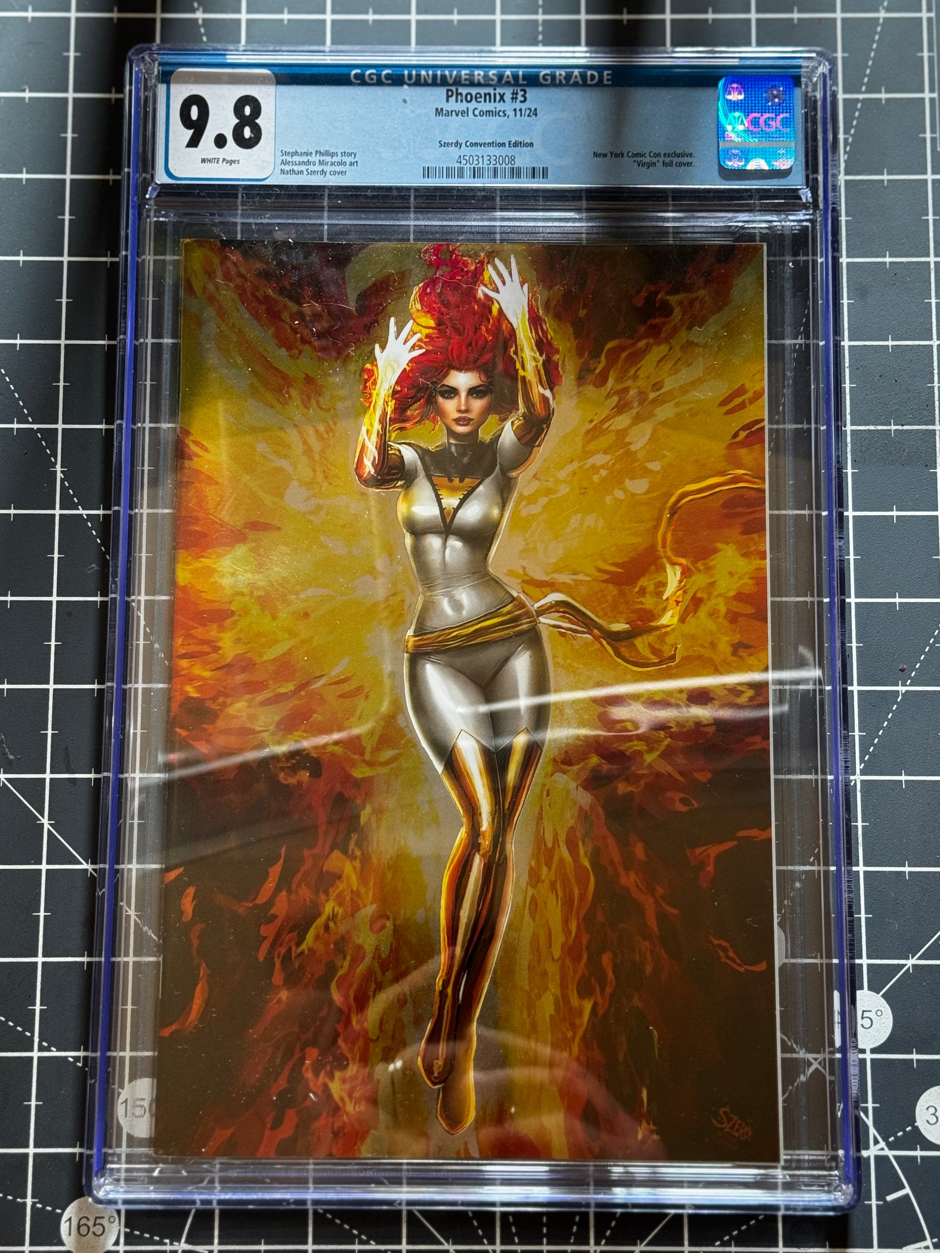 D'Espagnat、JOUR DE MARDHE、海外版超希少レゾネ PHOENIX #3 FOIL CGC 9.8 BLUE LABEL SZERDY EXCLUSIVE NYCC VAR