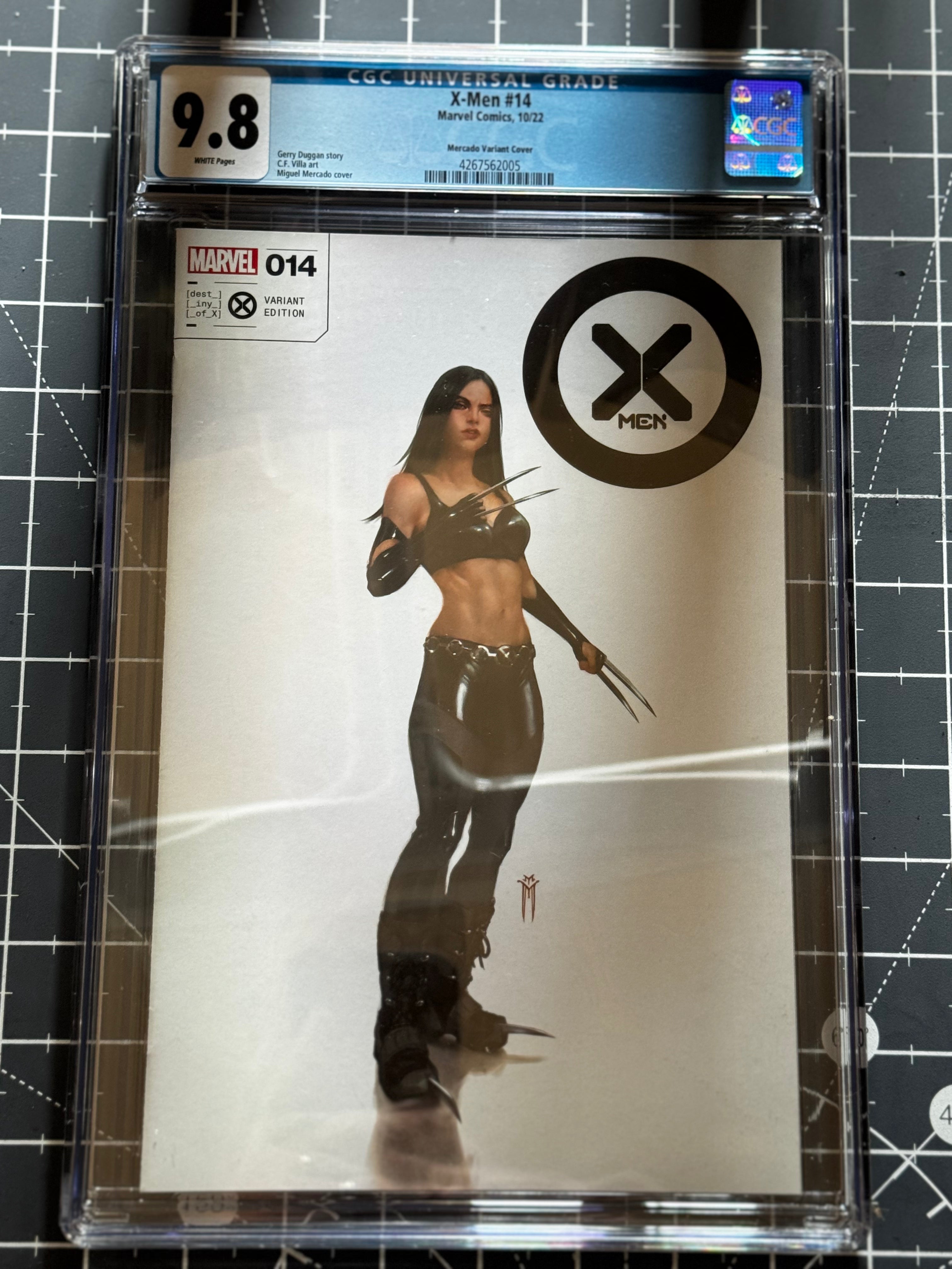 X-MEN #14 CGC 9.8 BLUE LABEL MIGUEL MERCADO EXCLUSIVE VAR