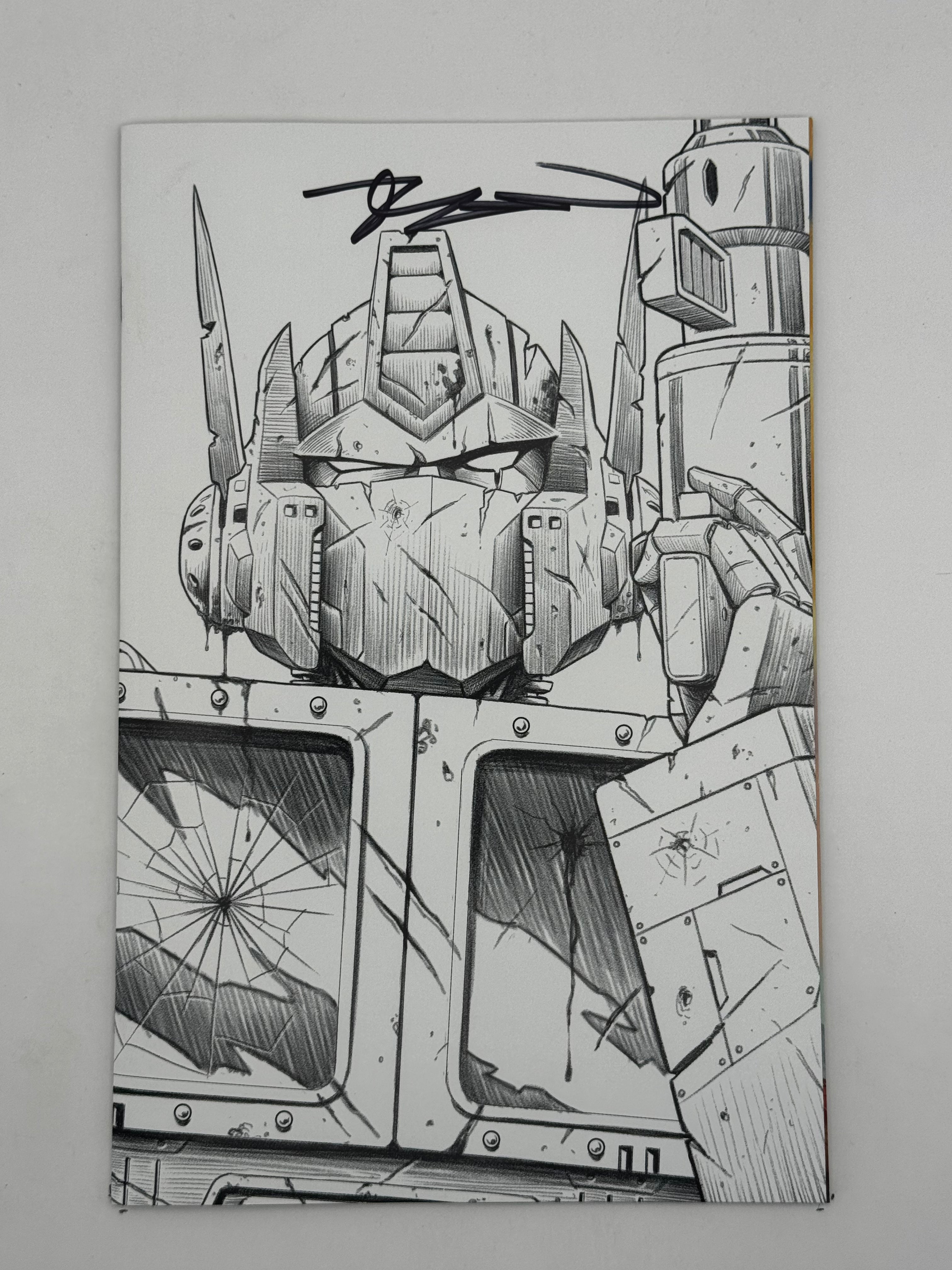 [Signed by Robert Kirkman] TRANSFORMERS #25 Pete Carroll OPTIMUS Blind Bag SKETCH Var ebay