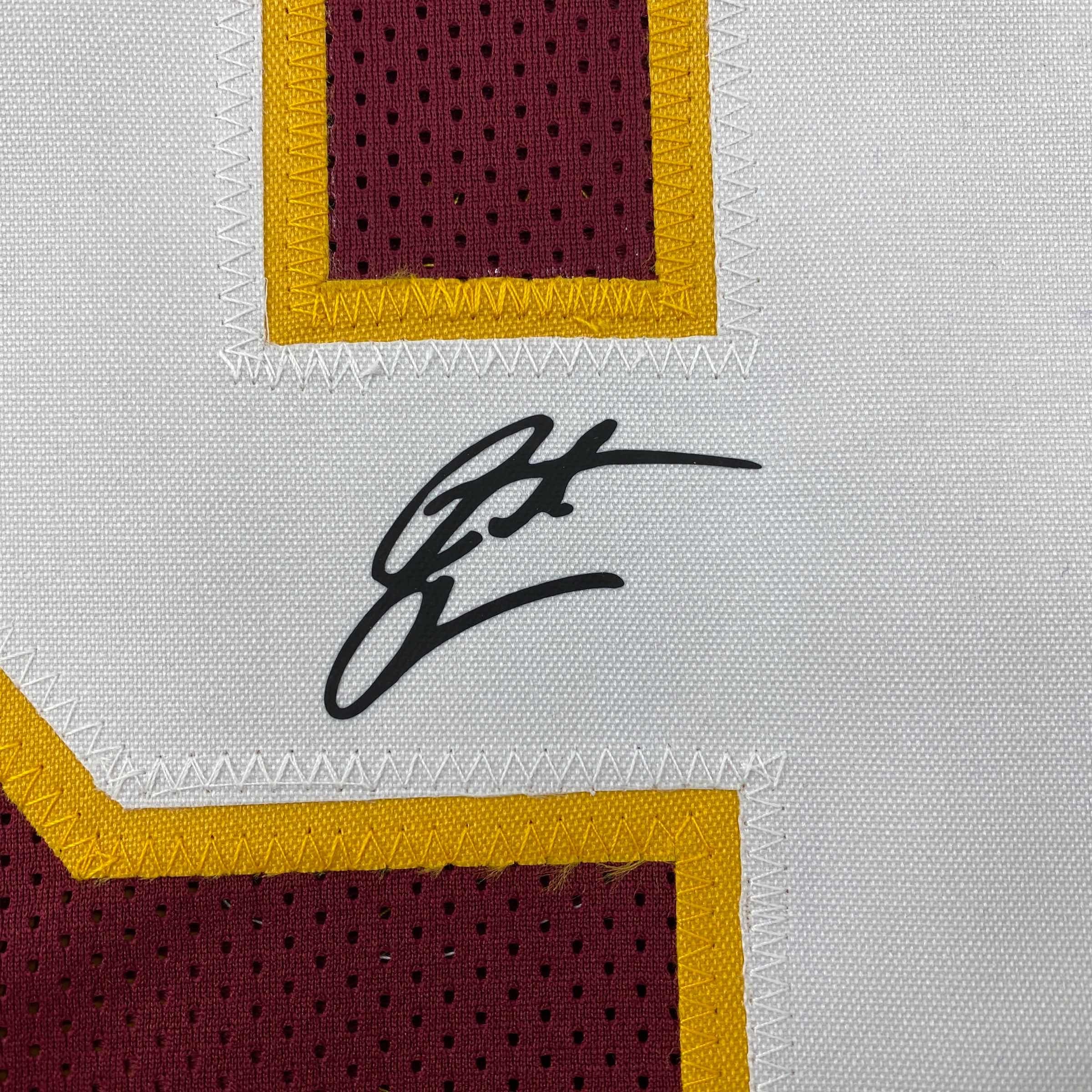 Facsimile Autographed Santana Moss Washington Red Reprint Laser Auto Football Jersey Size Men's XL