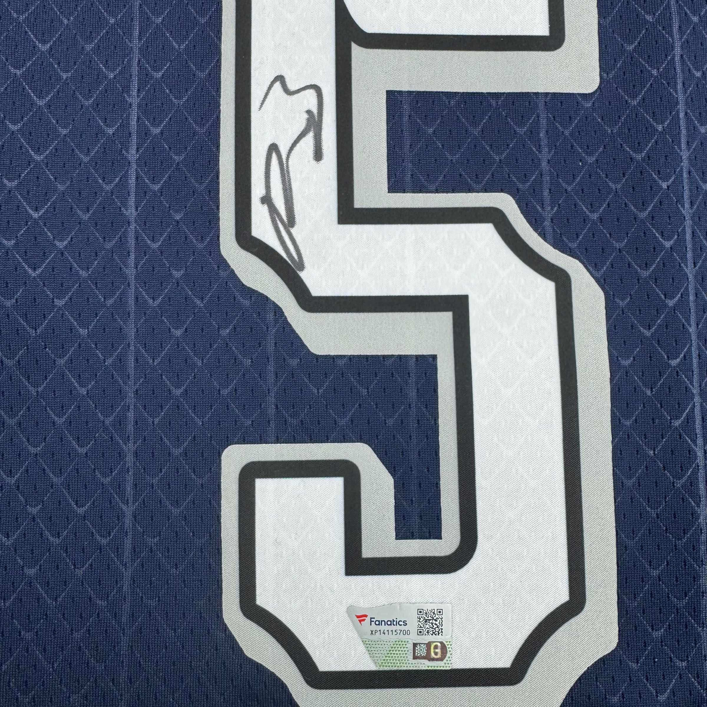 Autographed/Signed Paolo Banchero Orlando Nike Swingman City Edition Jersey Fanatics COA