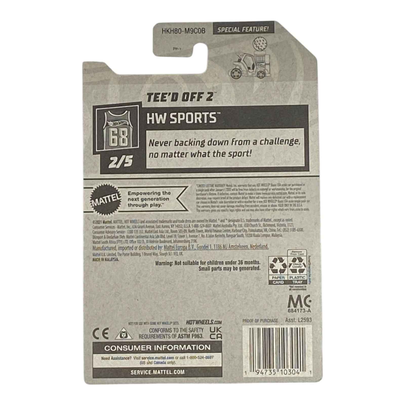 Hot Wheels Tee'd Off 2 - HW Sports Series 2/5
