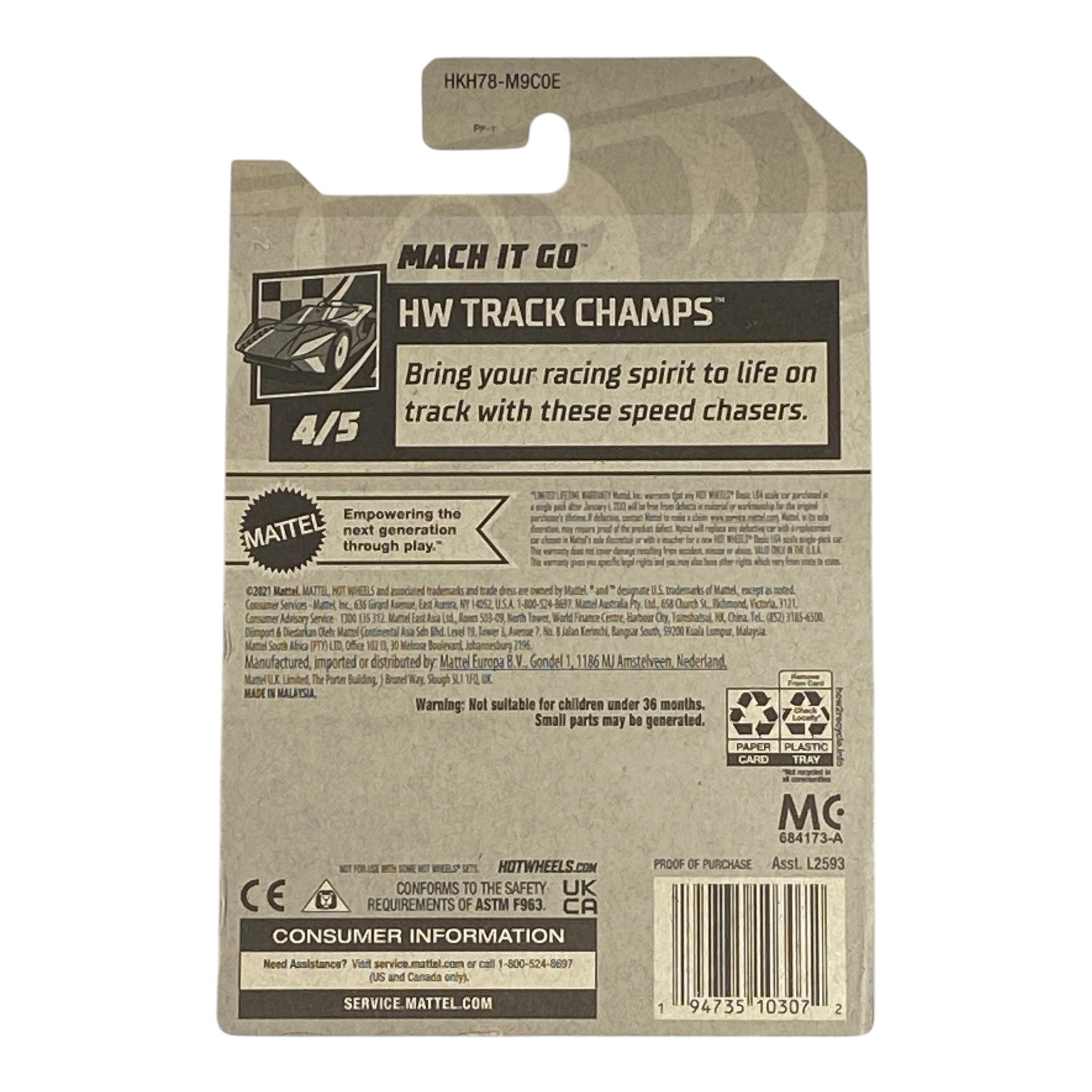 Hot Wheels Mach It Go - HW Track Champs Series 4/5