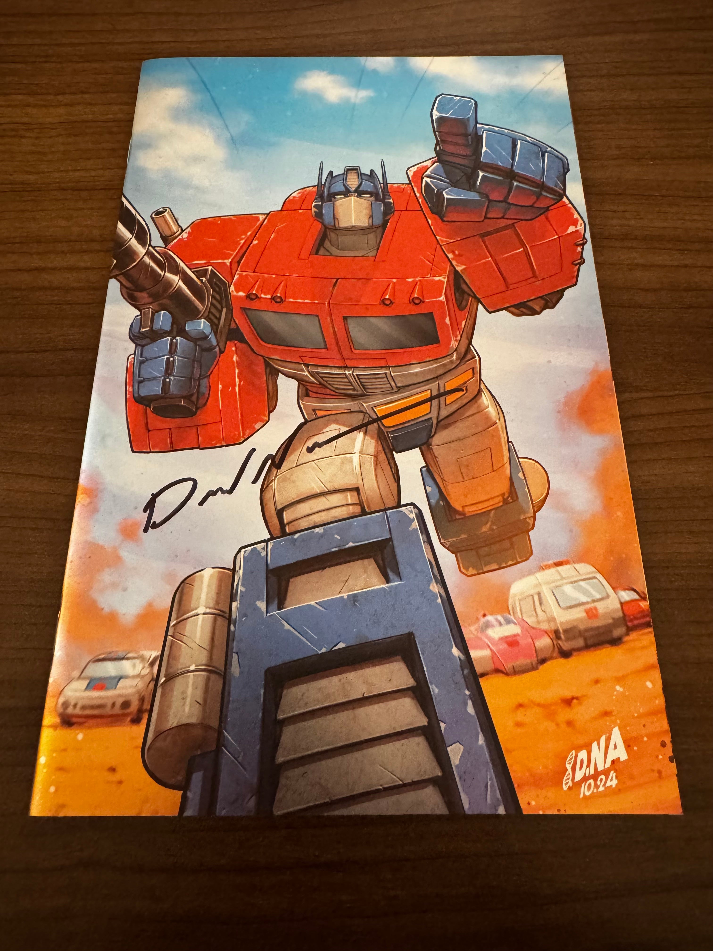 Transformers #1 [FOIL] 10th ptg Nakayama Exclusive Signed by David Nakayama-image