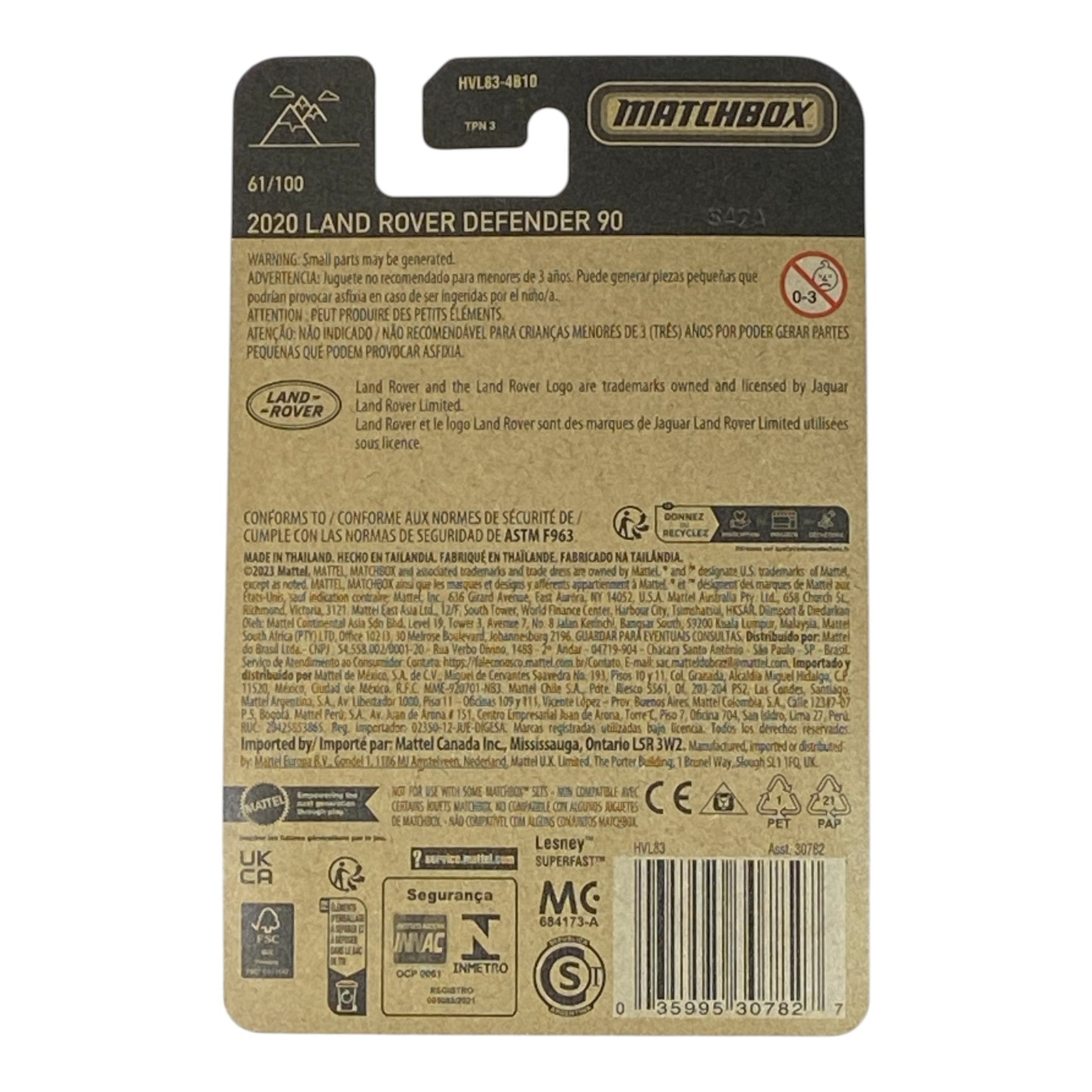 Matchbox 2020 Land Rover Defender 90 - Matchbox Series 61/100