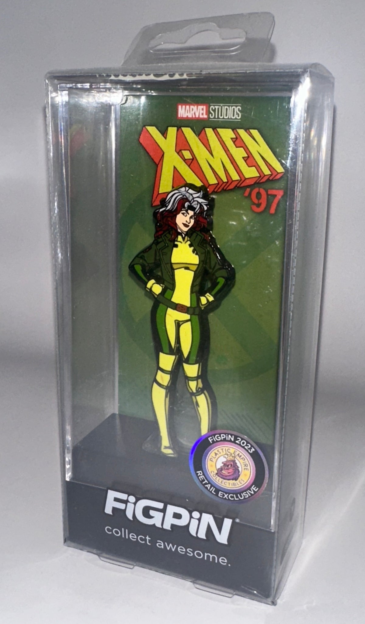 FiGPiN X-MEN 97- ROGUE AND GAMBIT ENAMEL PIN SET