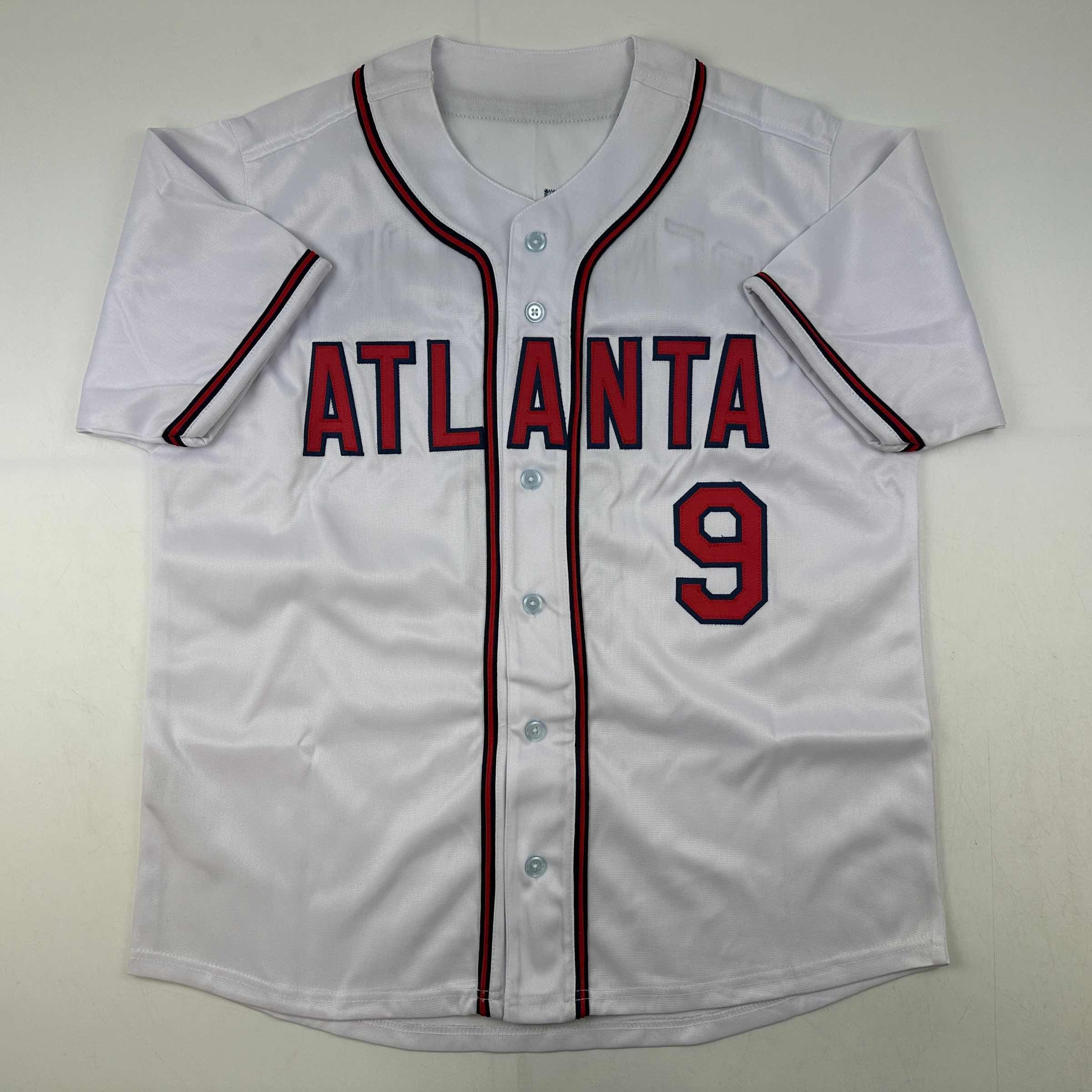 Autographed/Signed Terry Pendleton Atlanta White Baseball Jersey JSA COA