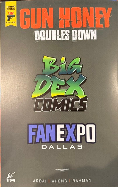 Gun Honey Doubles Down #3 CELINA Fan Expo Dallas Big Dex Exclusive Risqué Virgin Variant