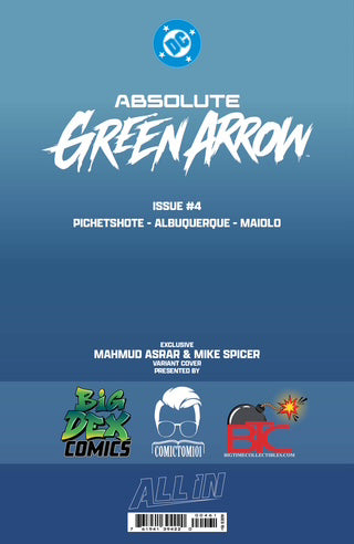 Absolute Green Arrow #4 MAHMUD ASRAR Fan Expo Exclusive Variants
