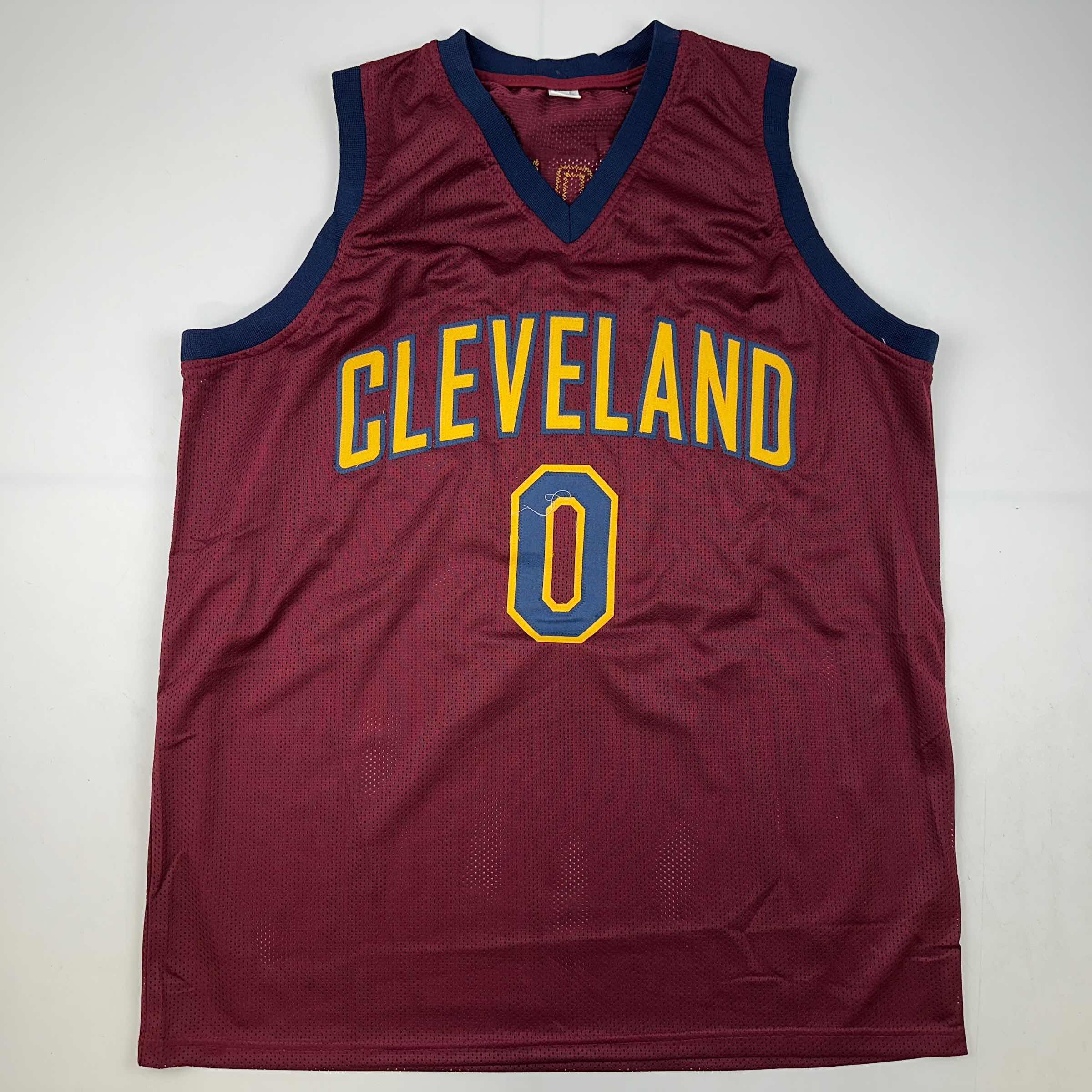 Facsimile Autographed Kevin Love Cleveland Red Reprint Laser Auto Basketball Jersey Size Men's XL