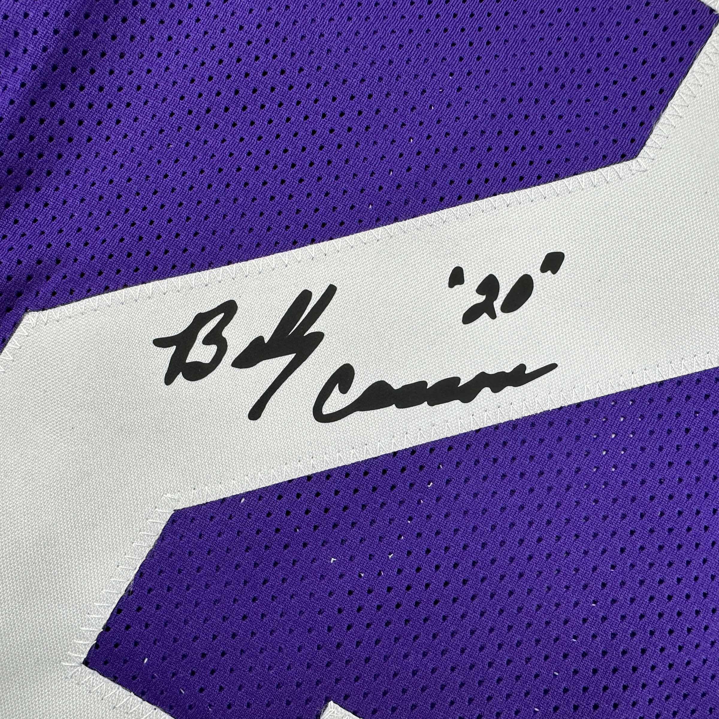 Framed Facsimile Autographed Billy Cannon 35x39 LSU Purple Reprint Laser Auto College Football Jersey