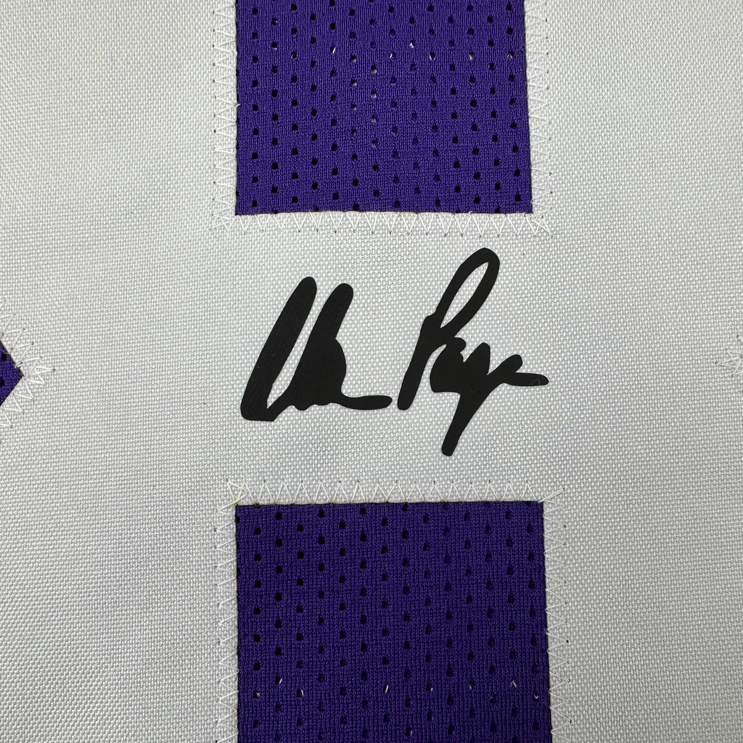 Framed Facsimile Autographed Alan Page 35x39 Minnesota Purple Reprint Laser Auto Football Jersey