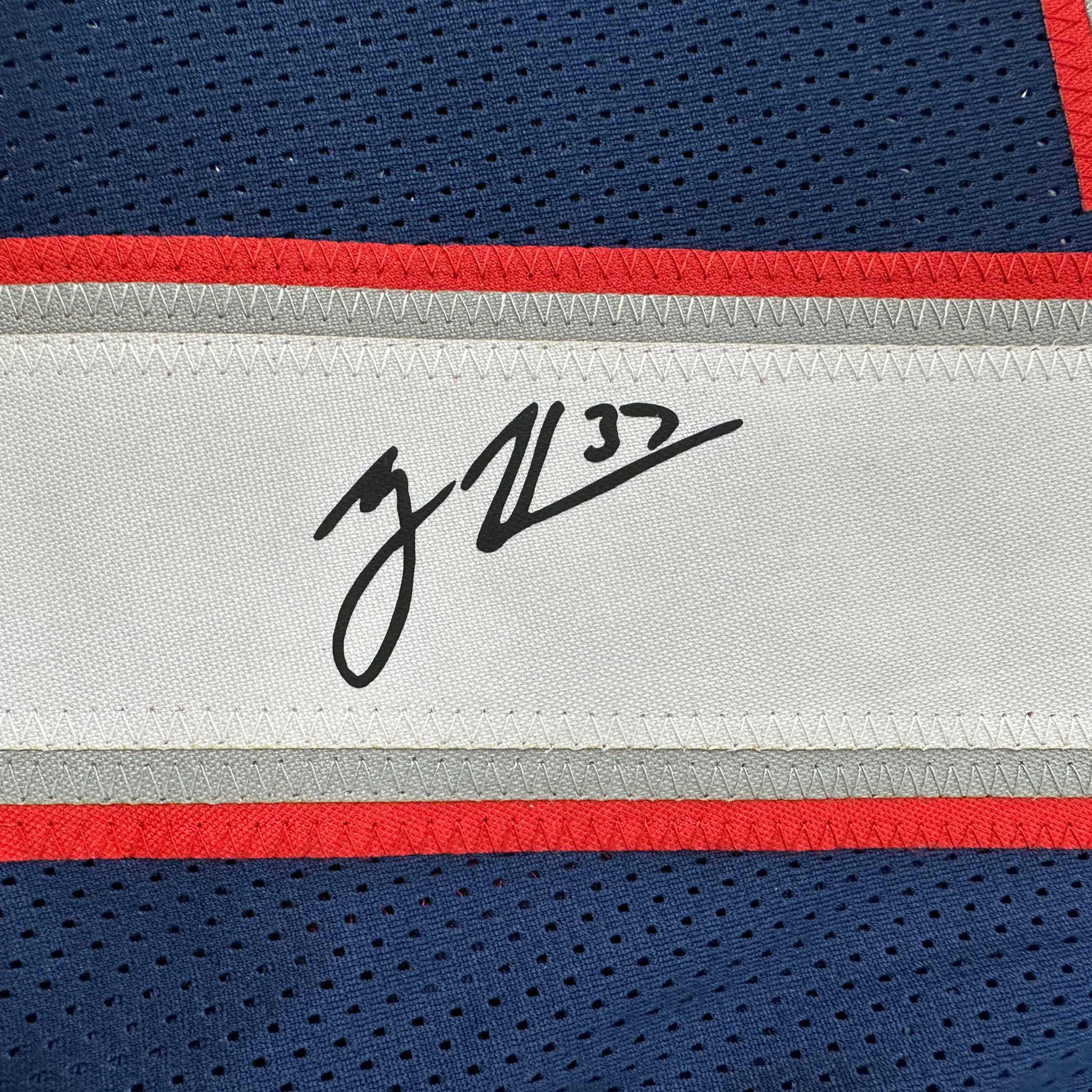 Facsimile Autographed Rodney Harrison New England Blue Reprint Laser Auto Football Jersey Size Men's XL