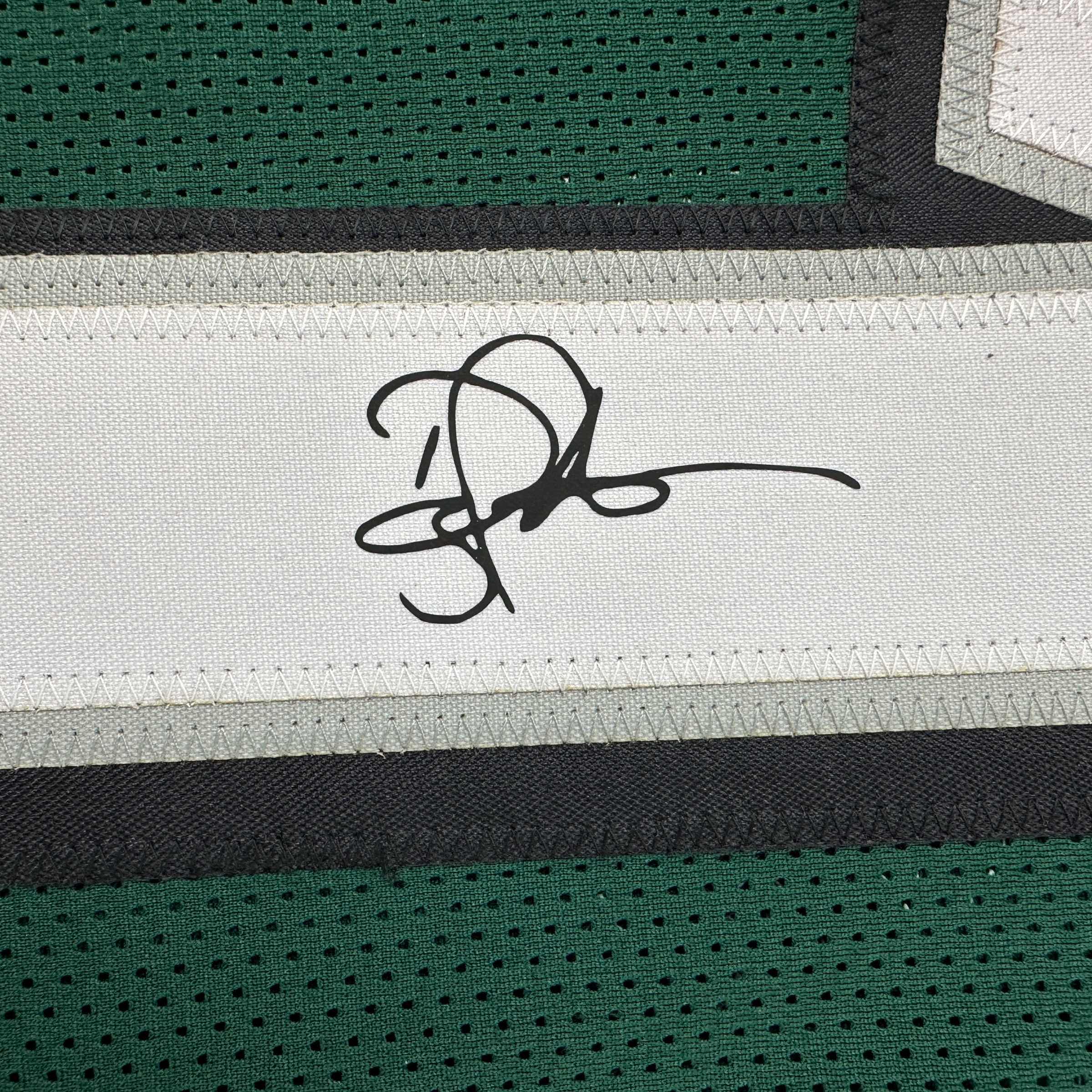 Facsimile Autographed Doug Pederson Philadelphia Green Reprint Laser Auto Football Jersey Size Men's XL