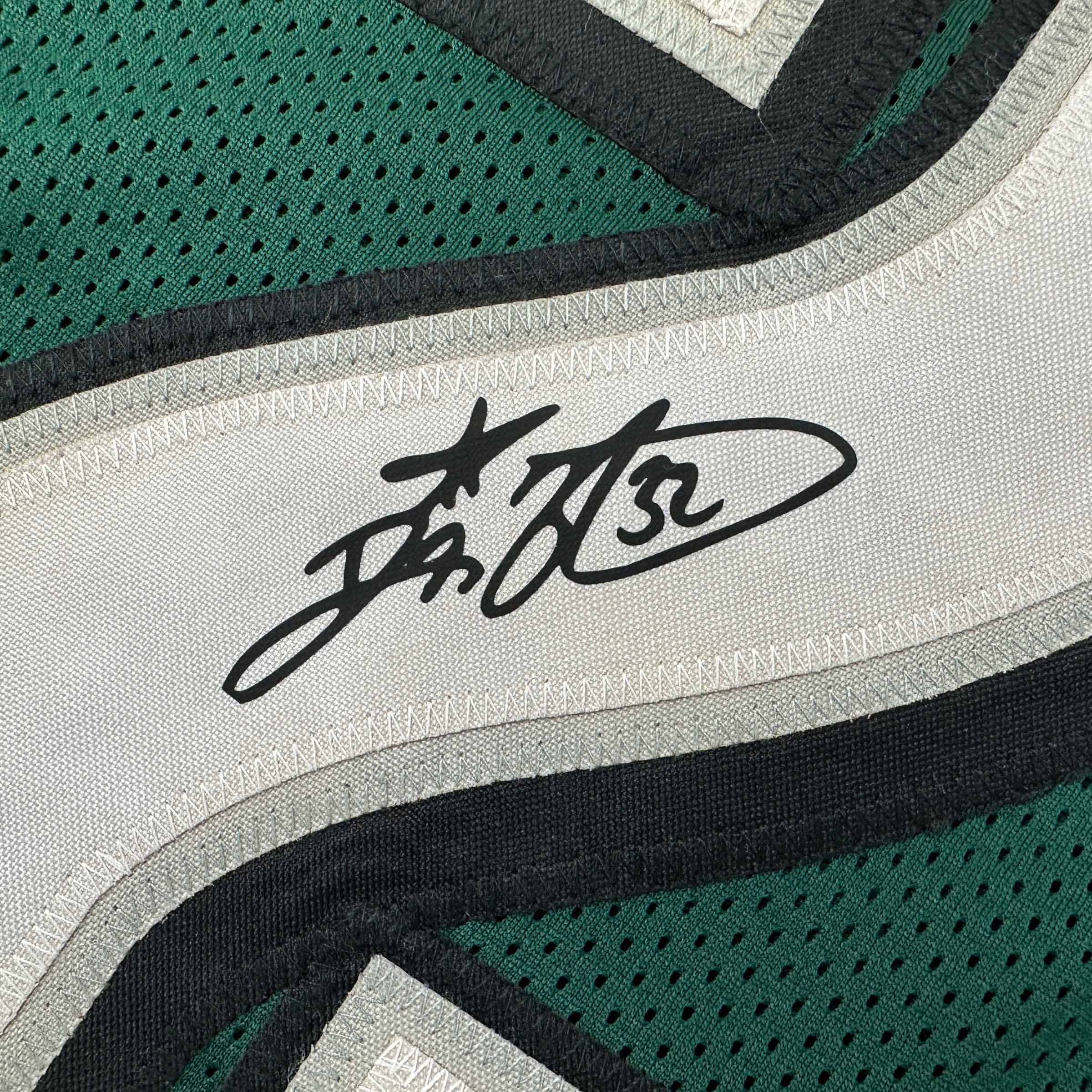 Framed Facsimile Autographed Ricky Watters 35x39 Philadelphia Green Reprint Laser Auto Football Jersey