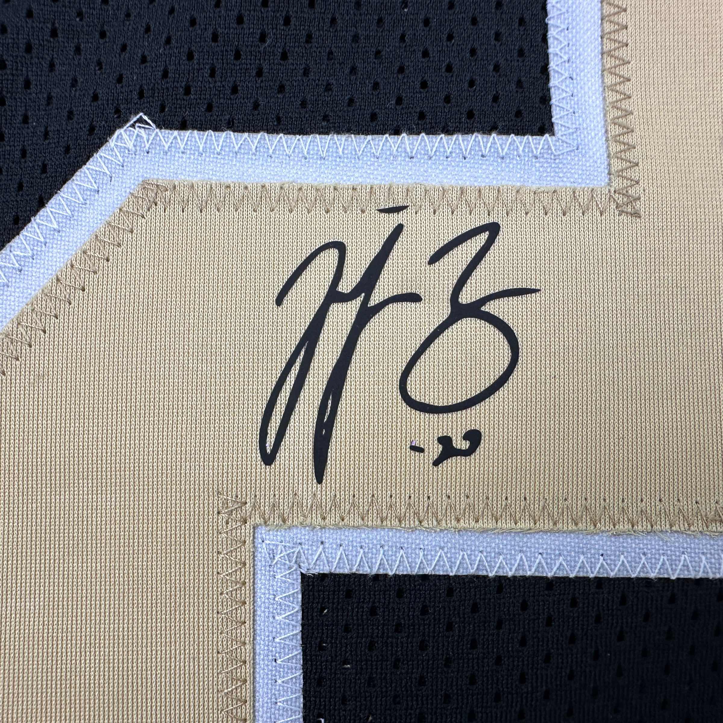 Facsimile Autographed Malcolm Jenkins New Orleans Black Reprint Laser Auto Football Jersey Size Men's XL