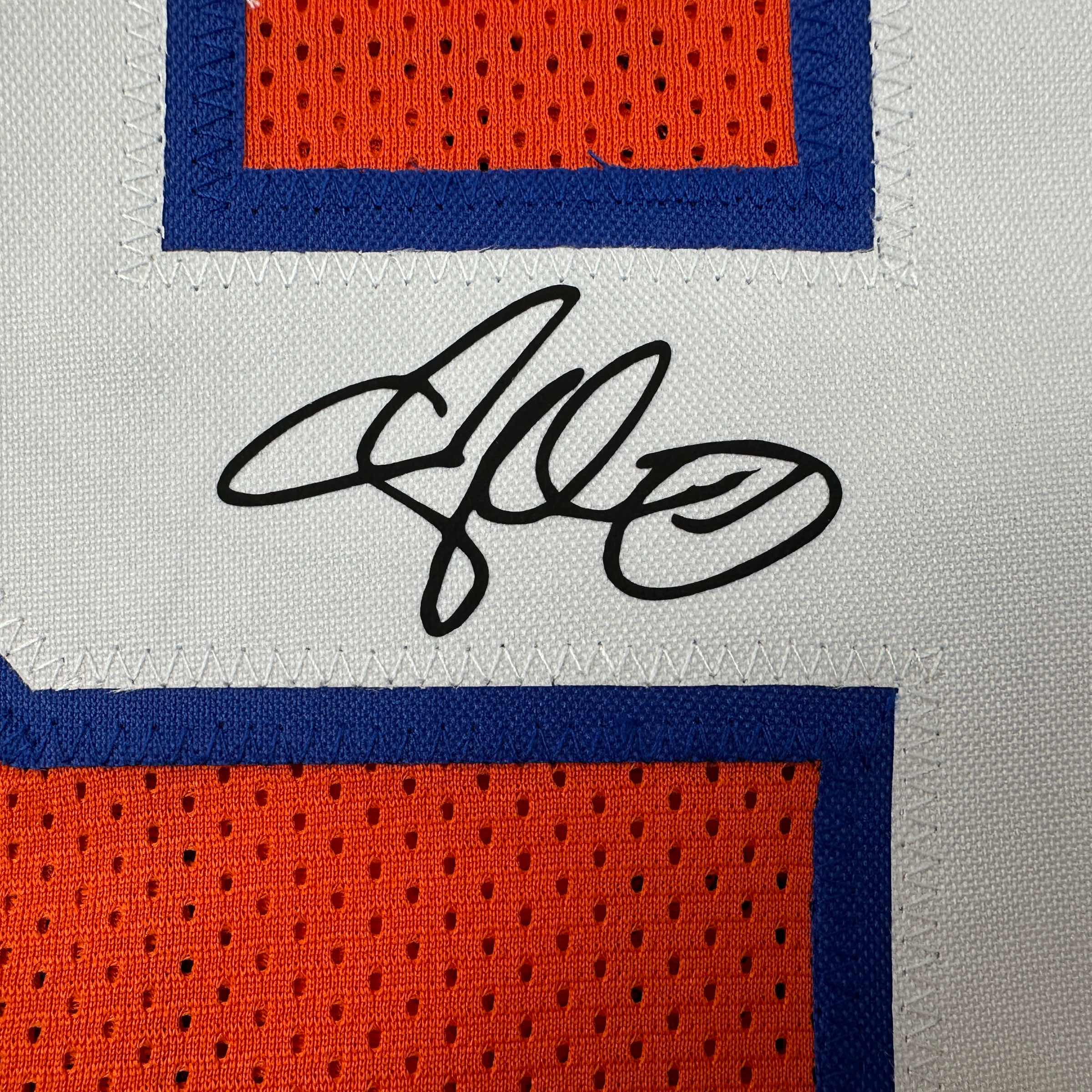 Facsimile Autographed Adam Sandler Bobby Boucher SCLSU The Waterboy Movie Orange Reprint Laser Auto Football Jersey Size Men's XL
