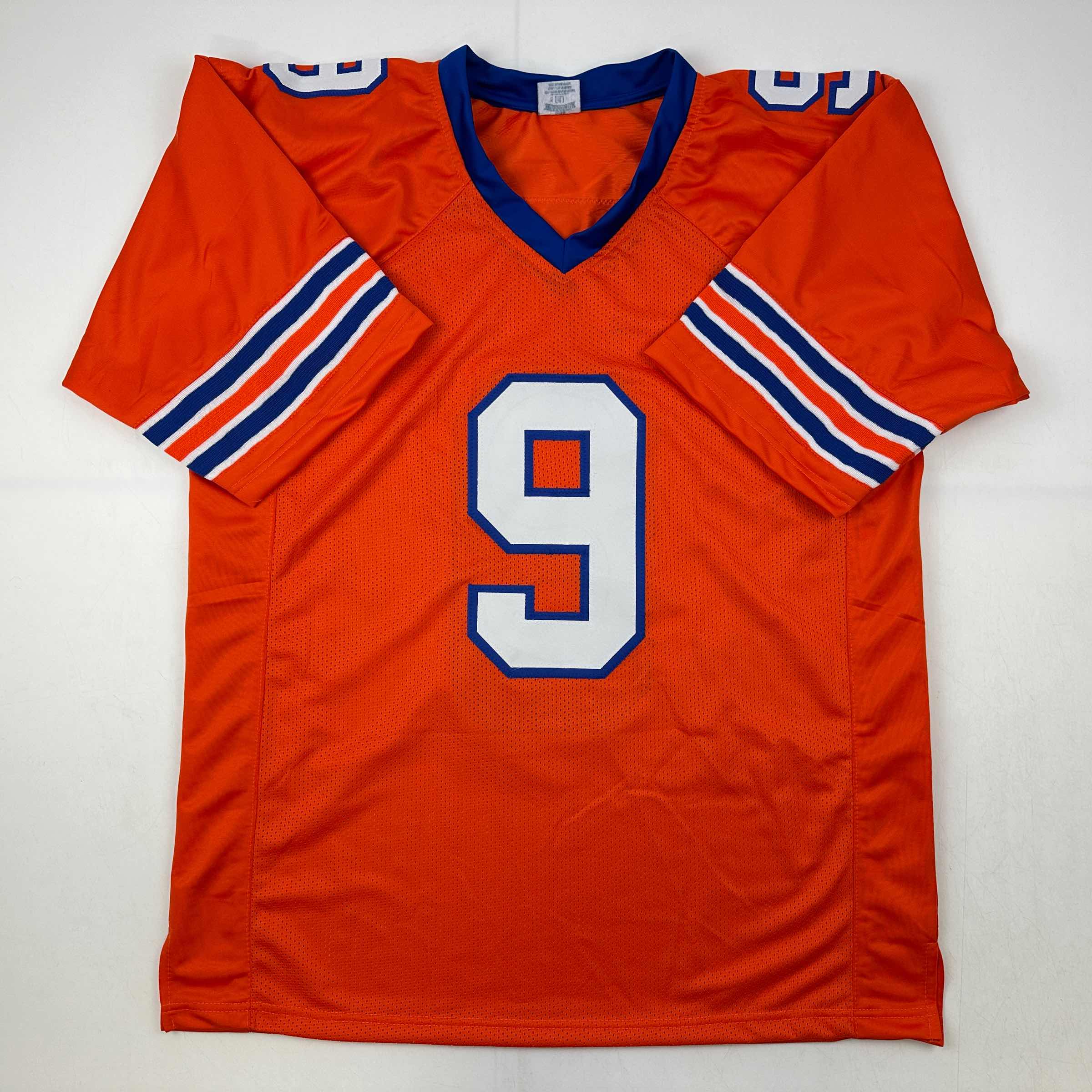 Facsimile Autographed Adam Sandler Bobby Boucher SCLSU The Waterboy Movie Orange Reprint Laser Auto Football Jersey Size Men's XL