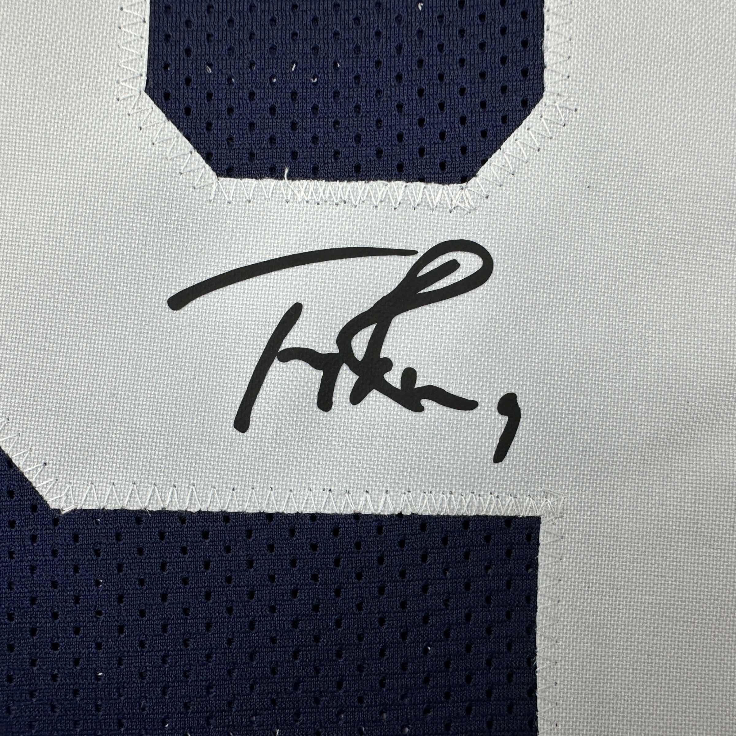 Facsimile Autographed Tony Romo Dallas Thanksgiving Day Reprint Laser Auto Football Jersey Size Men's XL