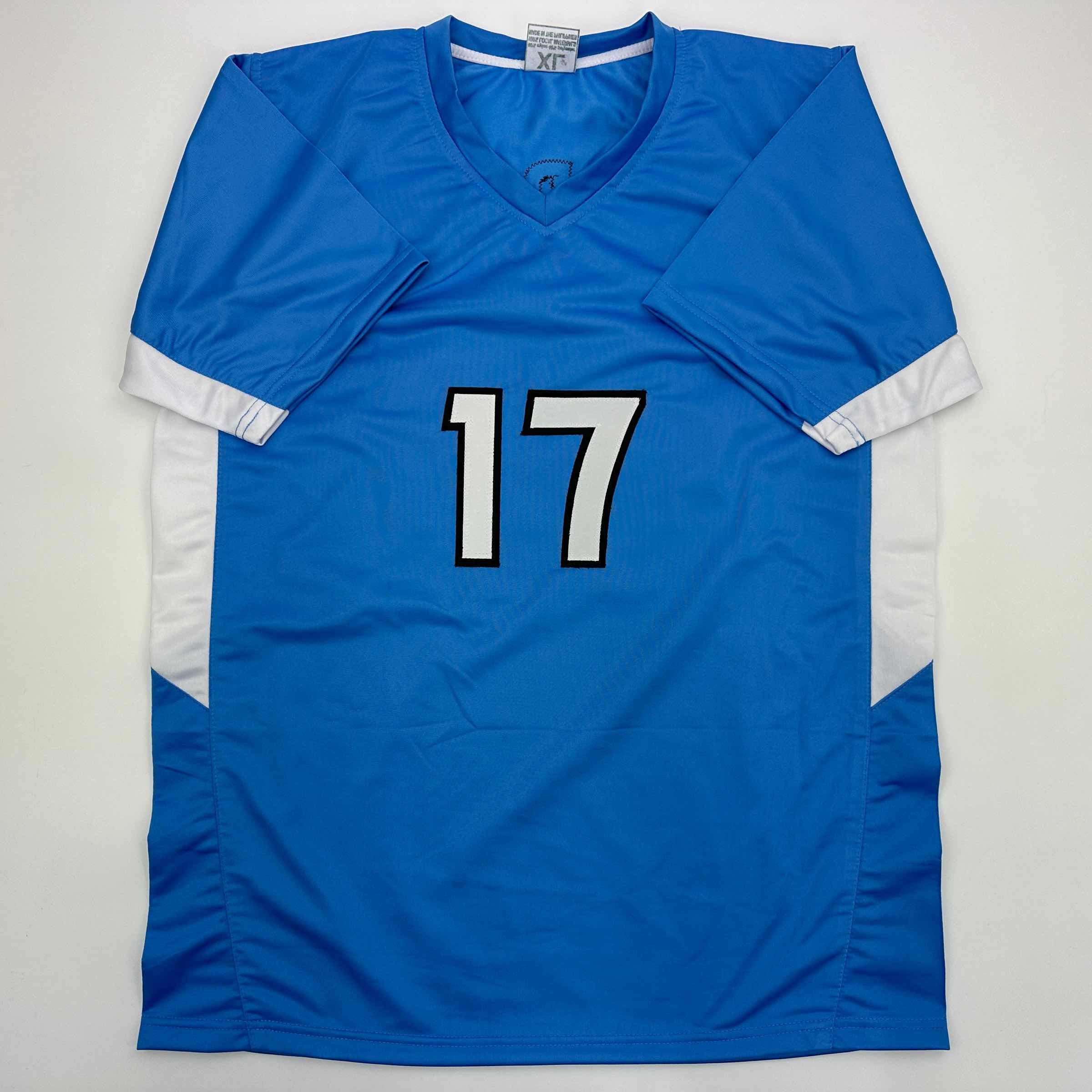 Facsimile Autographed Kevin De Bruyne Manchester City Blue Reprint Laser Auto Soccer Jersey Size Men's XL