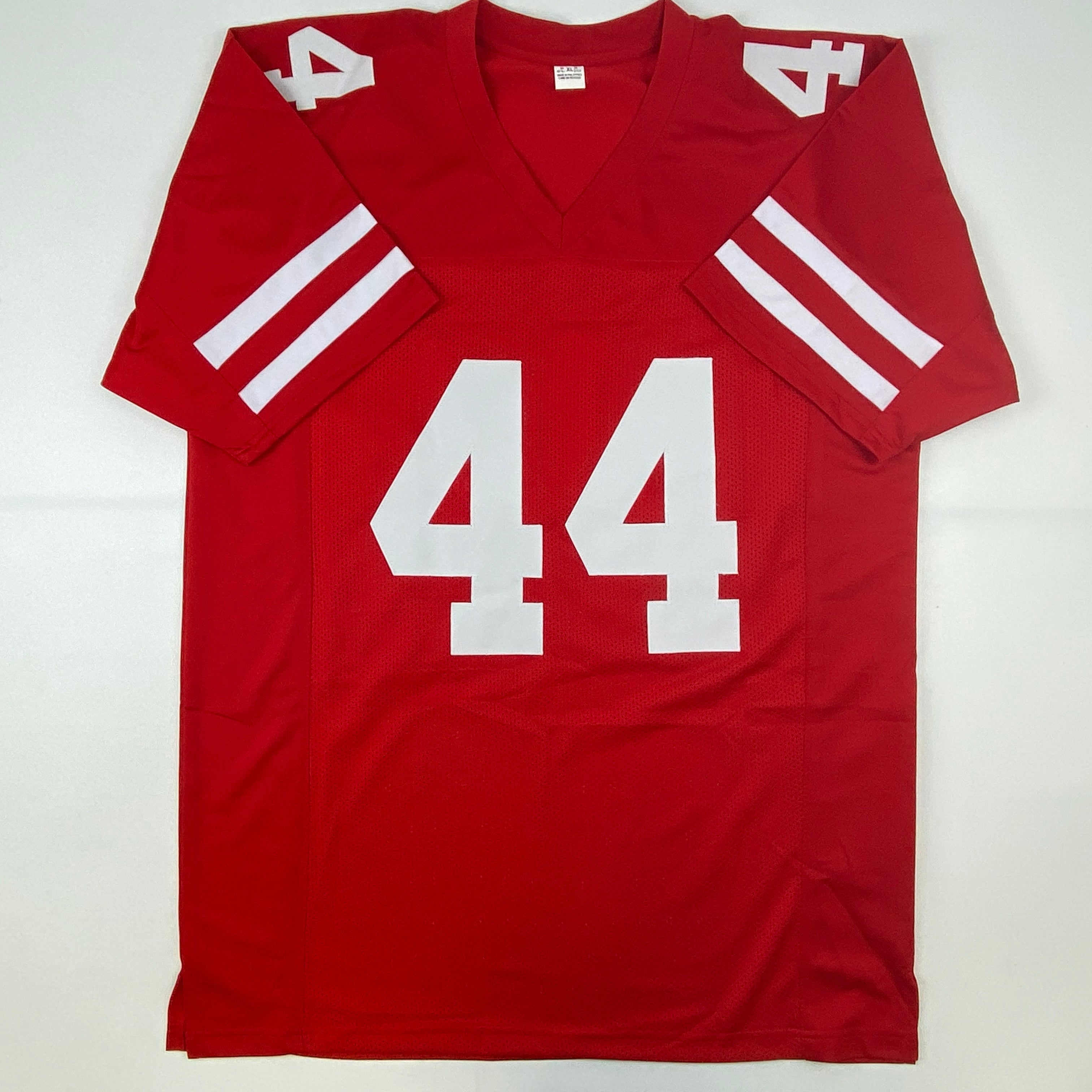 Autographed/Signed Kyle Juszczyk San Francisco Red Football Jersey Beckett BAS COA