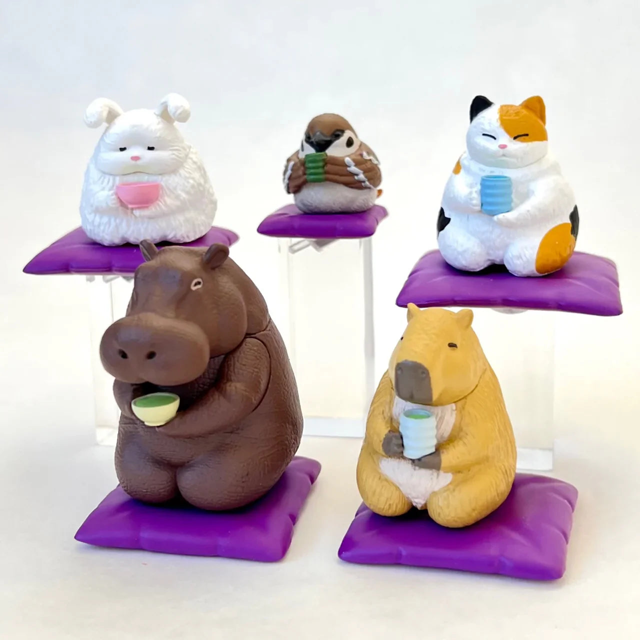 TEA TIME ANIMALS FIGURINE BLIND BOX (1 Blind Box)