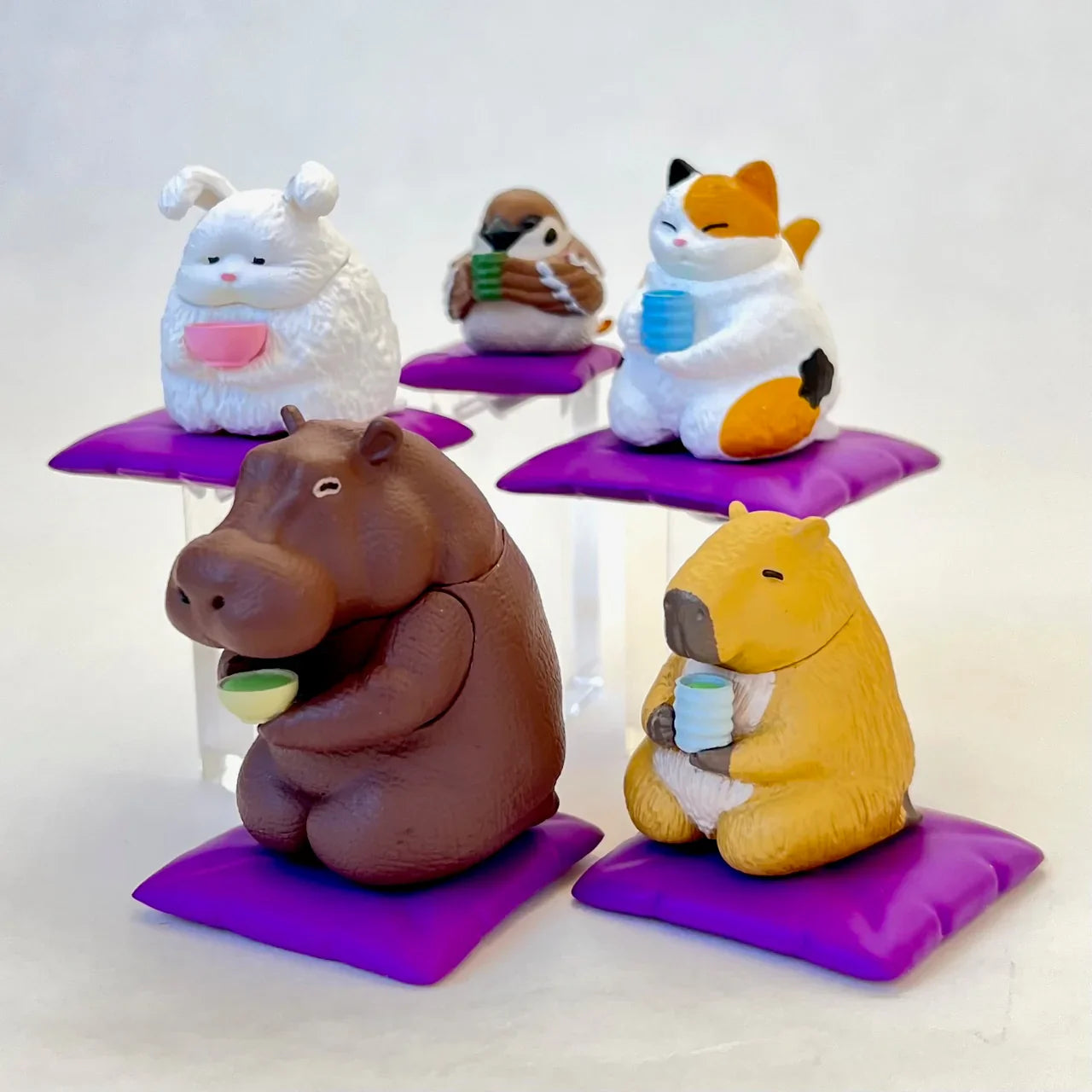 TEA TIME ANIMALS FIGURINE BLIND BOX (1 Blind Box)
