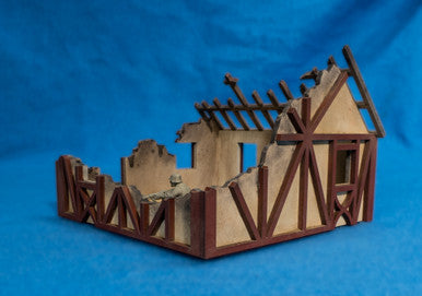 15mm Small Half Timber House  - 15MCSS550