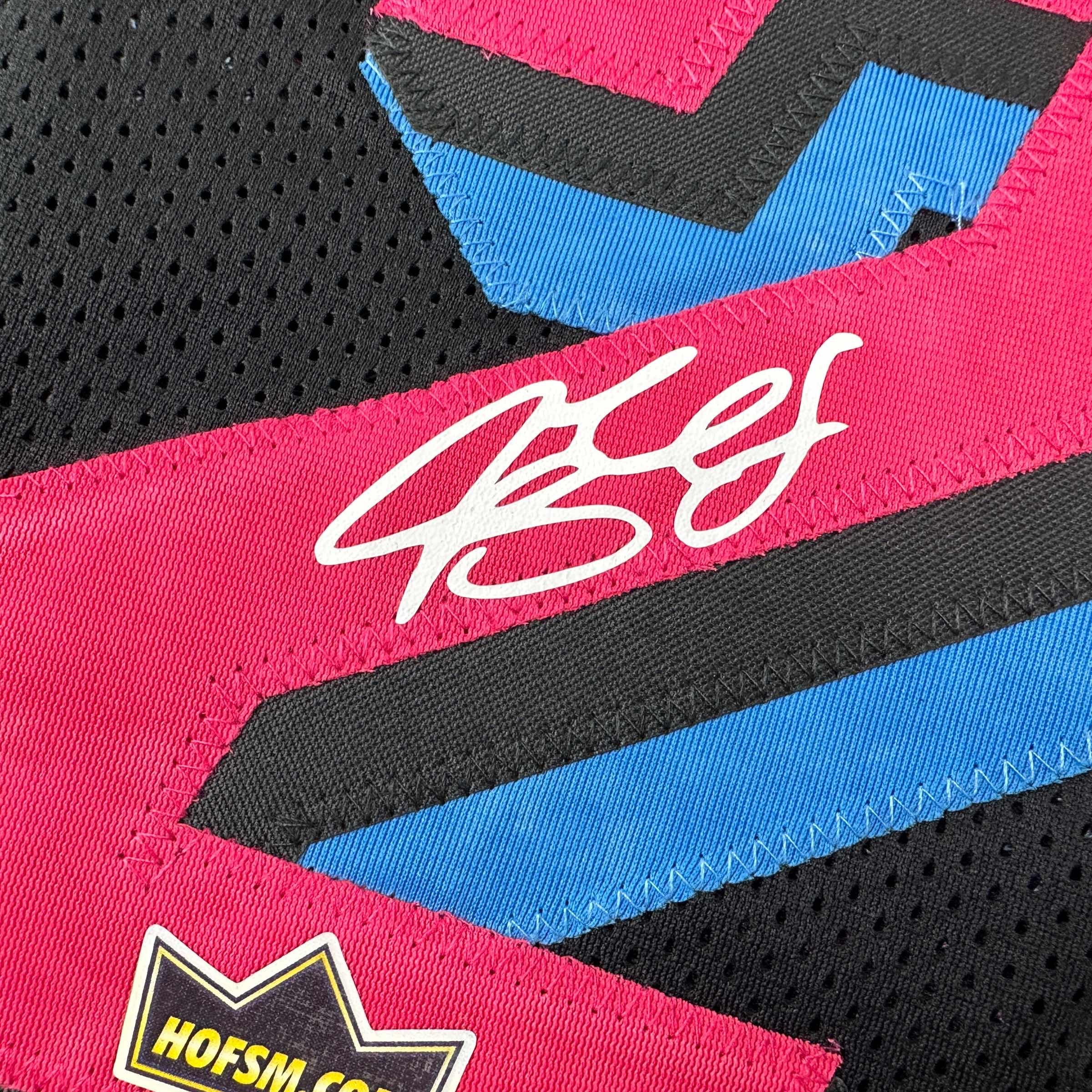 Facsimile Autographed Jimmy Butler Miami Black Vice City Reprint Laser Auto Basketball Jersey Size Men's XL