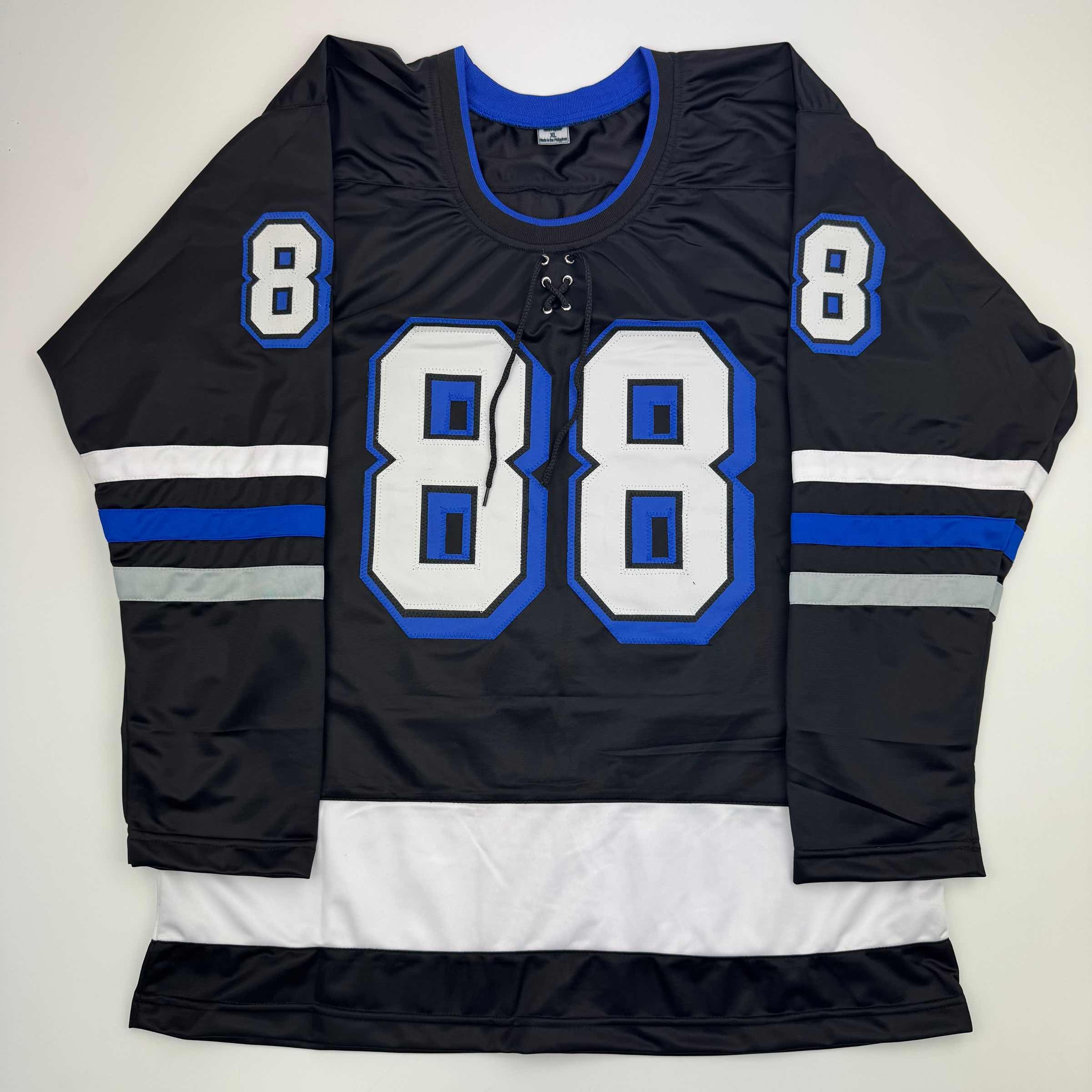 Autographed/Signed Andrei Vasilevskiy Tampa Bay Black Hockey Jersey JSA COA