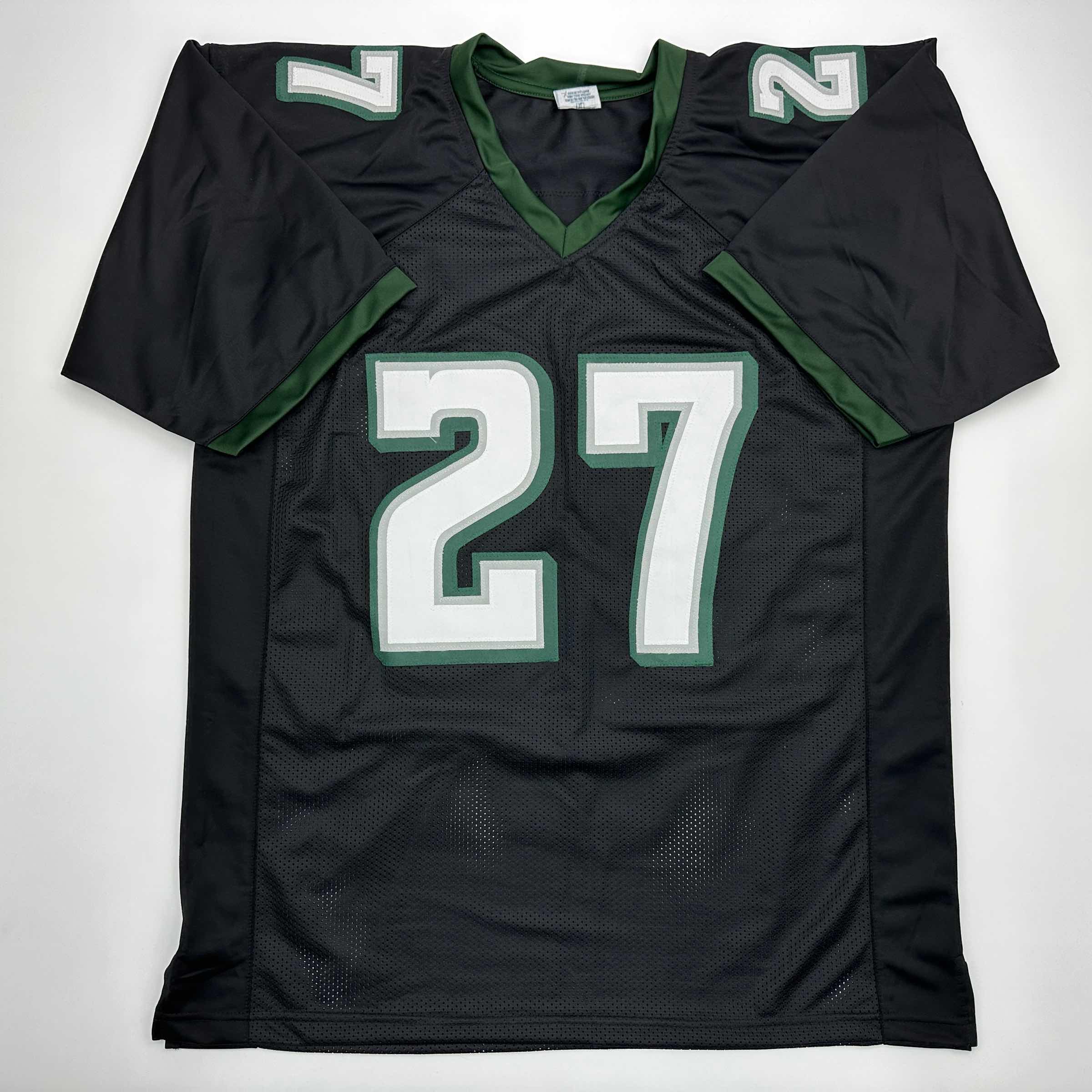 Facsimile Autographed Malcolm Jenkins Philadelphia Black Reprint Laser Auto Football Jersey Size Men's XL