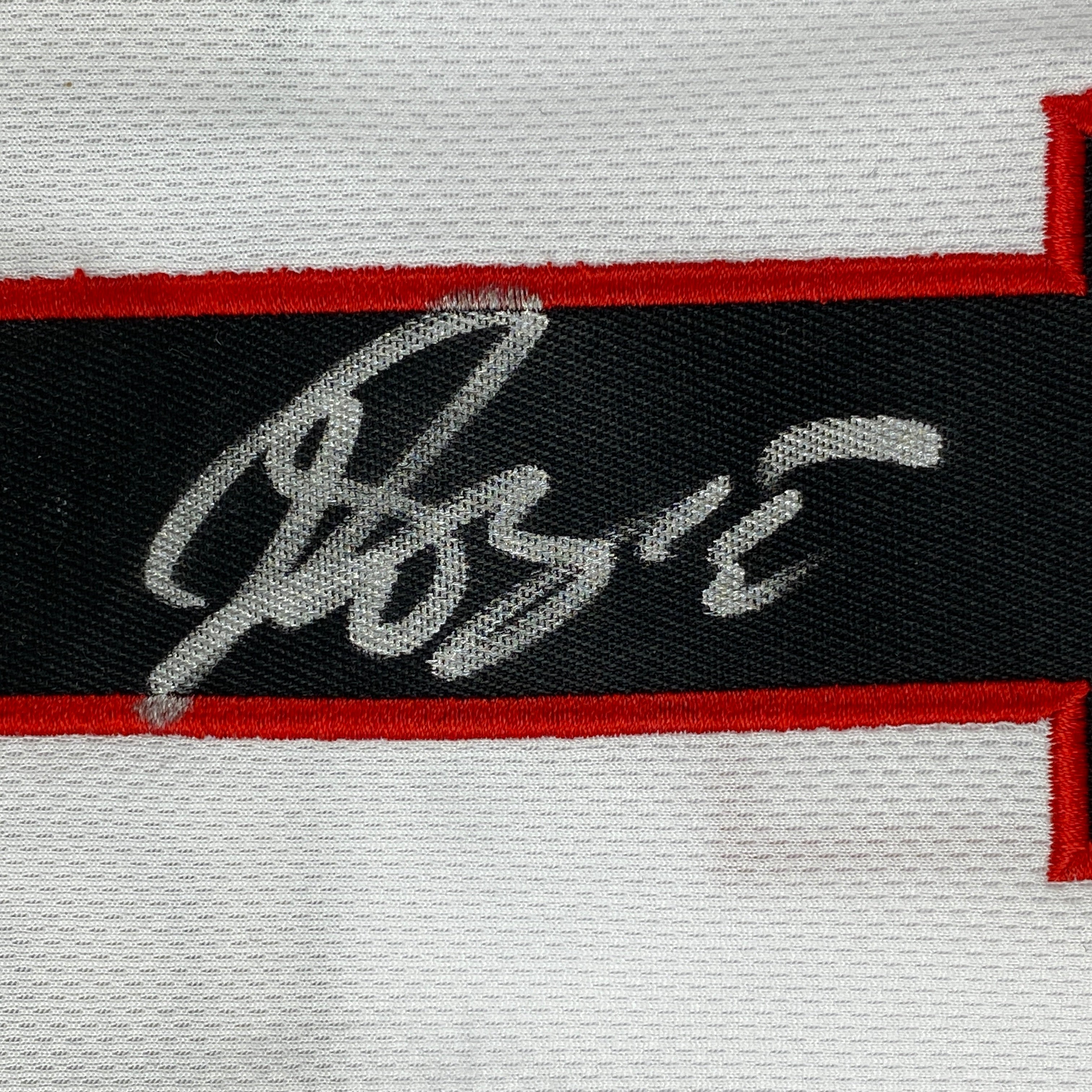 Autographed/Signed Jalen Suggs Gonzaga White College Basketball Jersey JSA COA