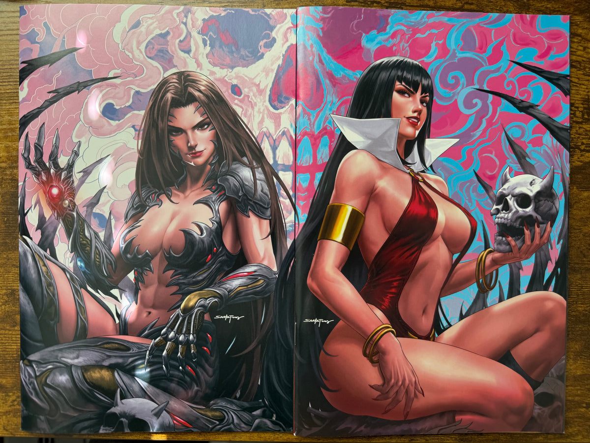 Vampirella Witchblade Connecting Cover Set