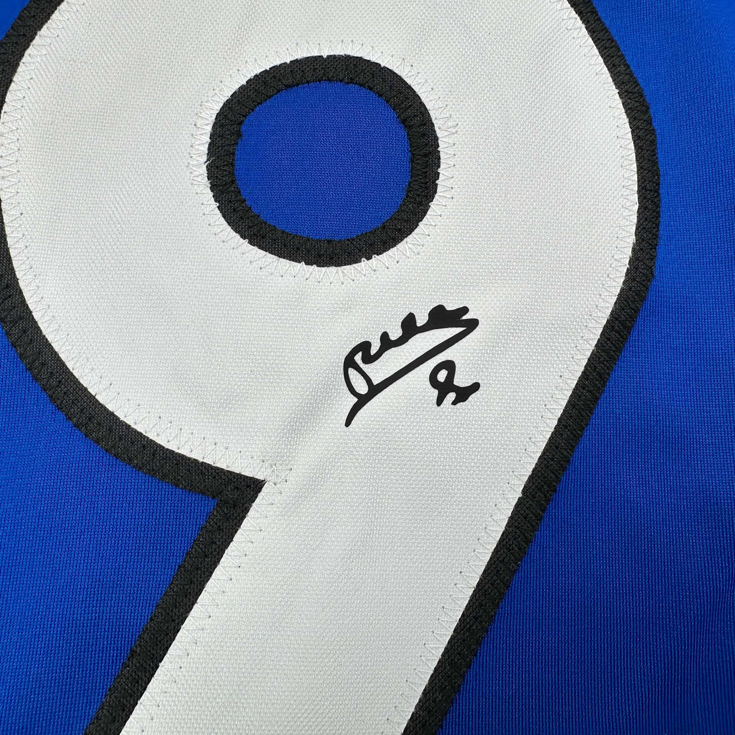 Facsimile Autographed Phil Dunster Jamie Tartt AFC Richmond Ted Lasso Blue Reprint Laser Auto Soccer Jersey Size Men's XL