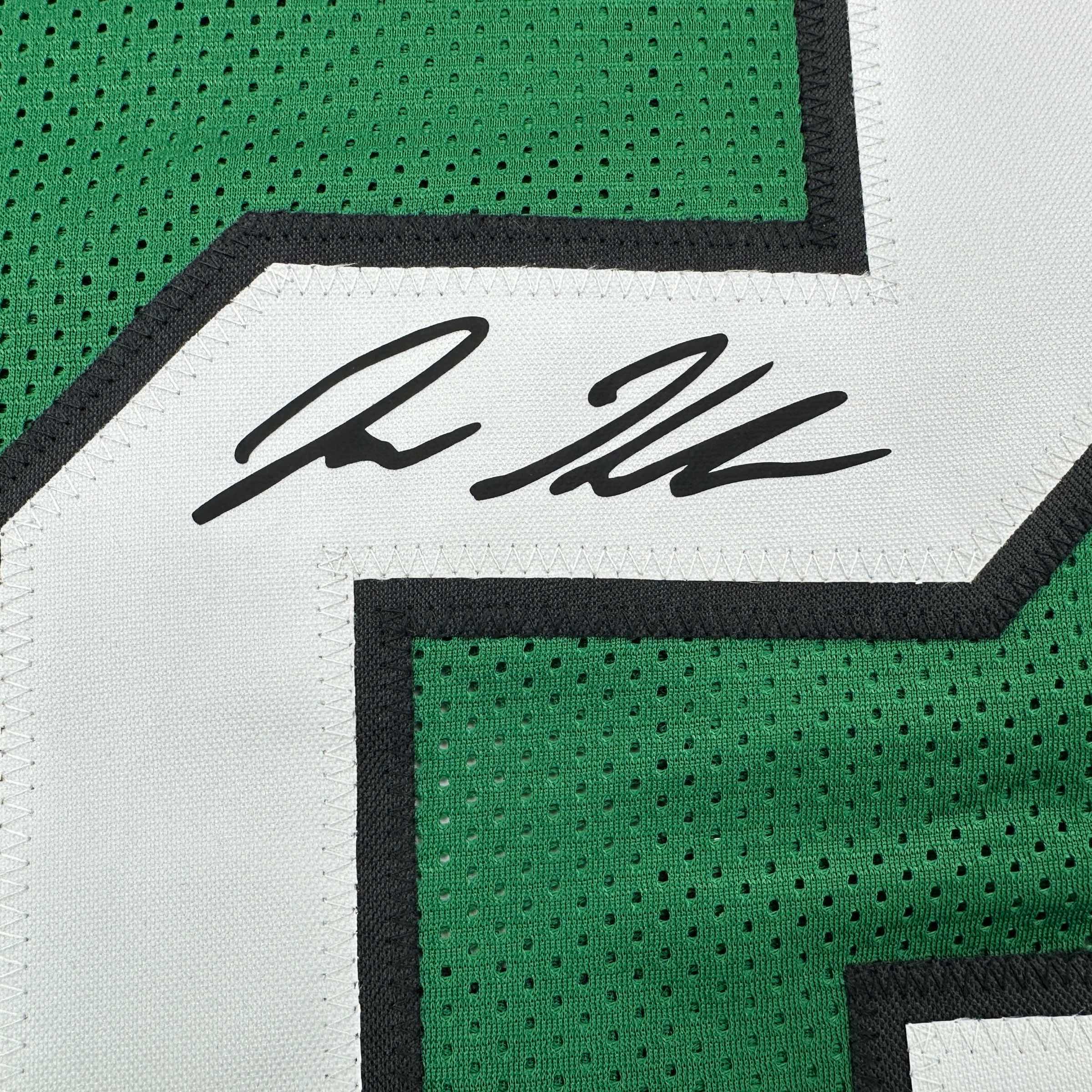 Facsimile Autographed Jason Kelce Philadelphia Kelly Green Reprint Laser Auto Football Jersey Size Men's XL